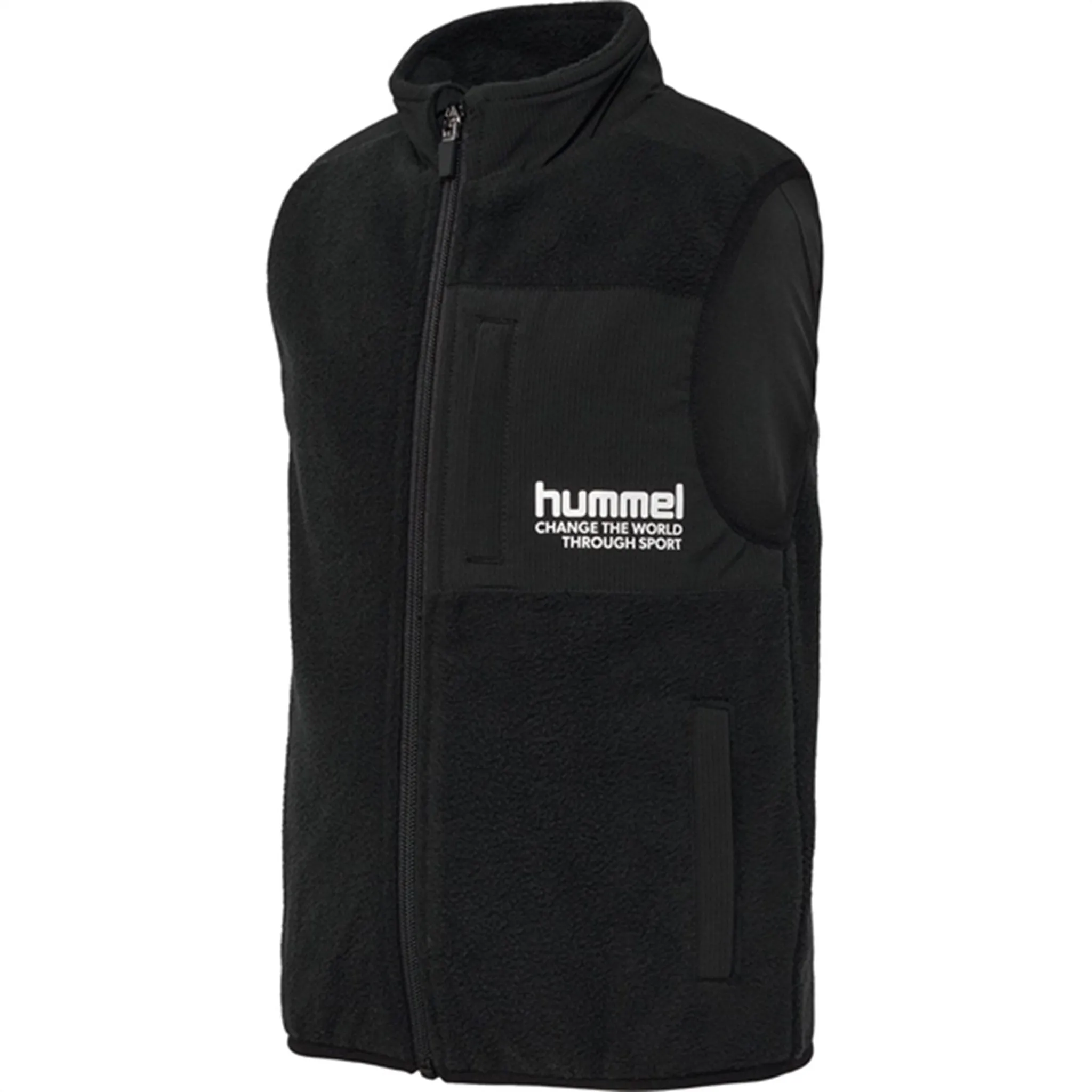 Hummel Black Pure Fleece Vest Outdoor Fit