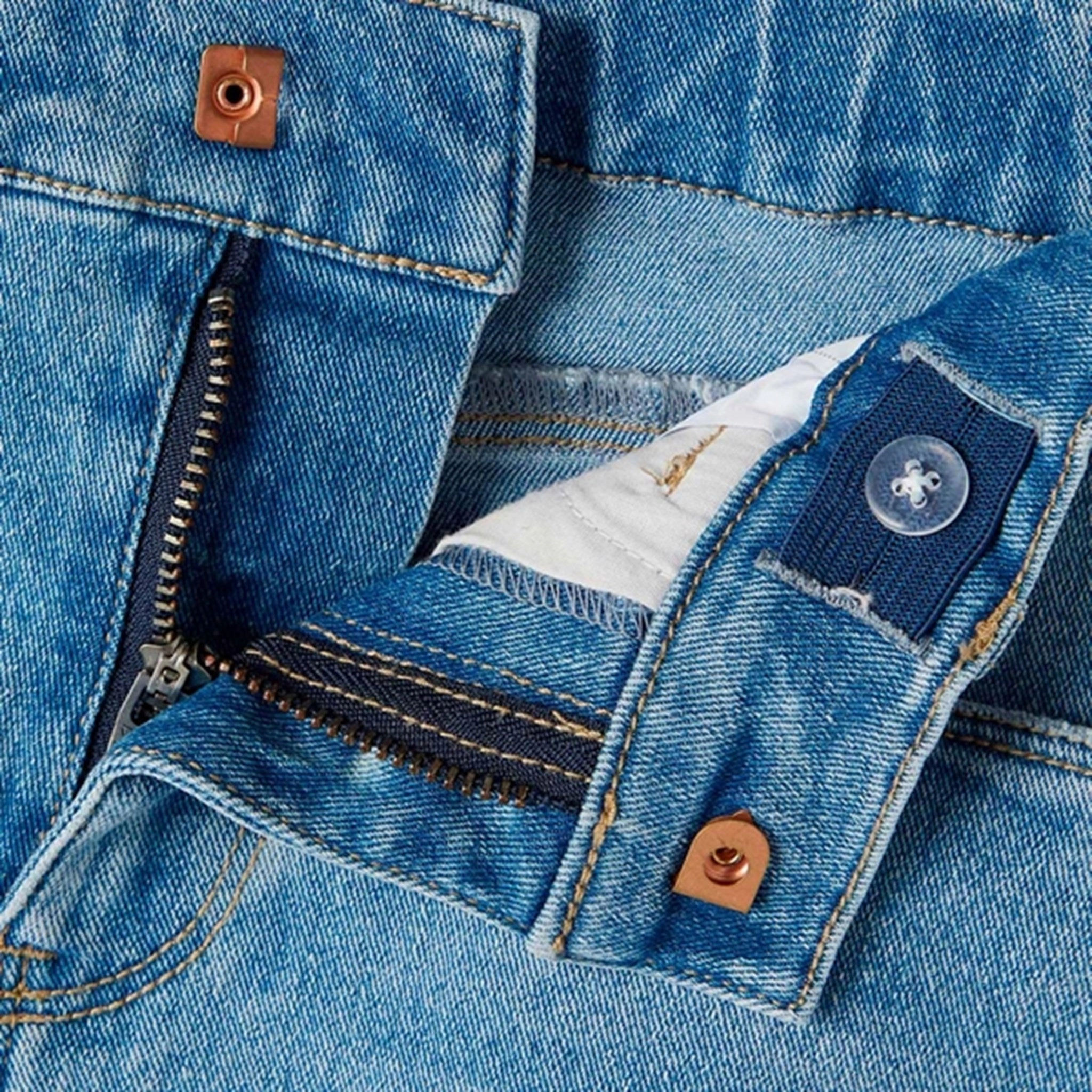 Easy Adjust Drawcord Name it Medium Blue Denim Randi Taya NOOS Shorts