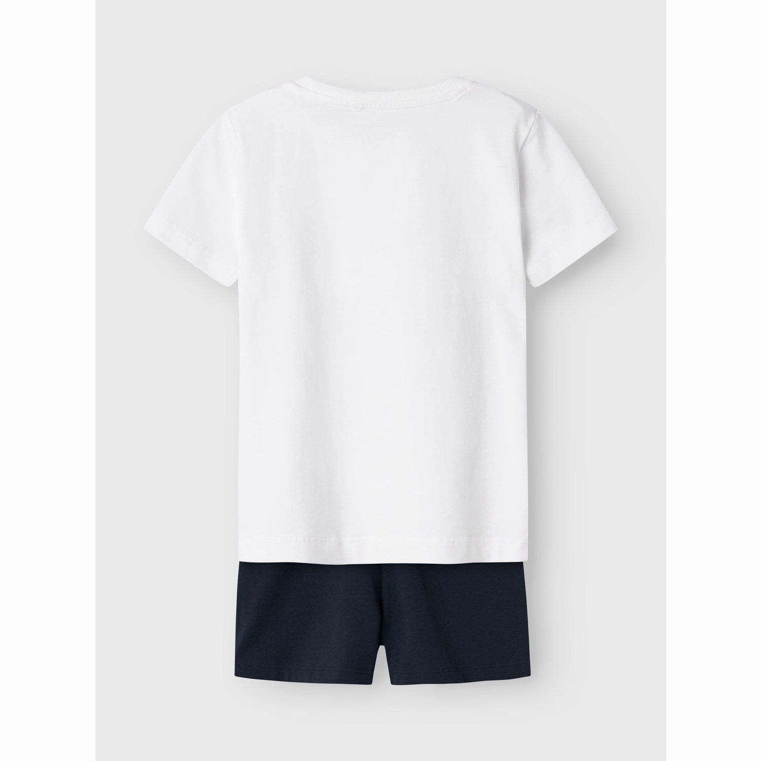 Name It Lucent White Nmmjaspen Ss Shorts Set Pb ethical fashion