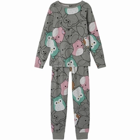 NonIrritating Seams Comfy Draping Name It Grey Melange Obia Squishmallows Nightset