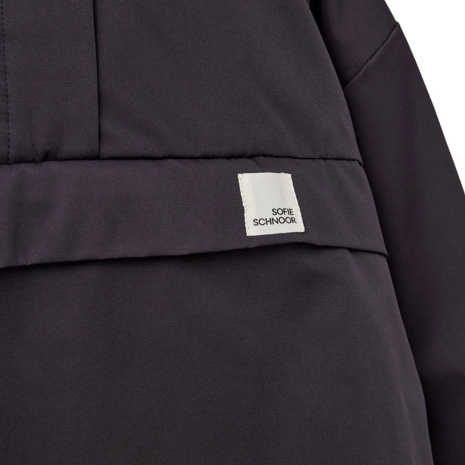 Sofie Schnoor Navy Blue Jacket High Collar Design Urban Wear