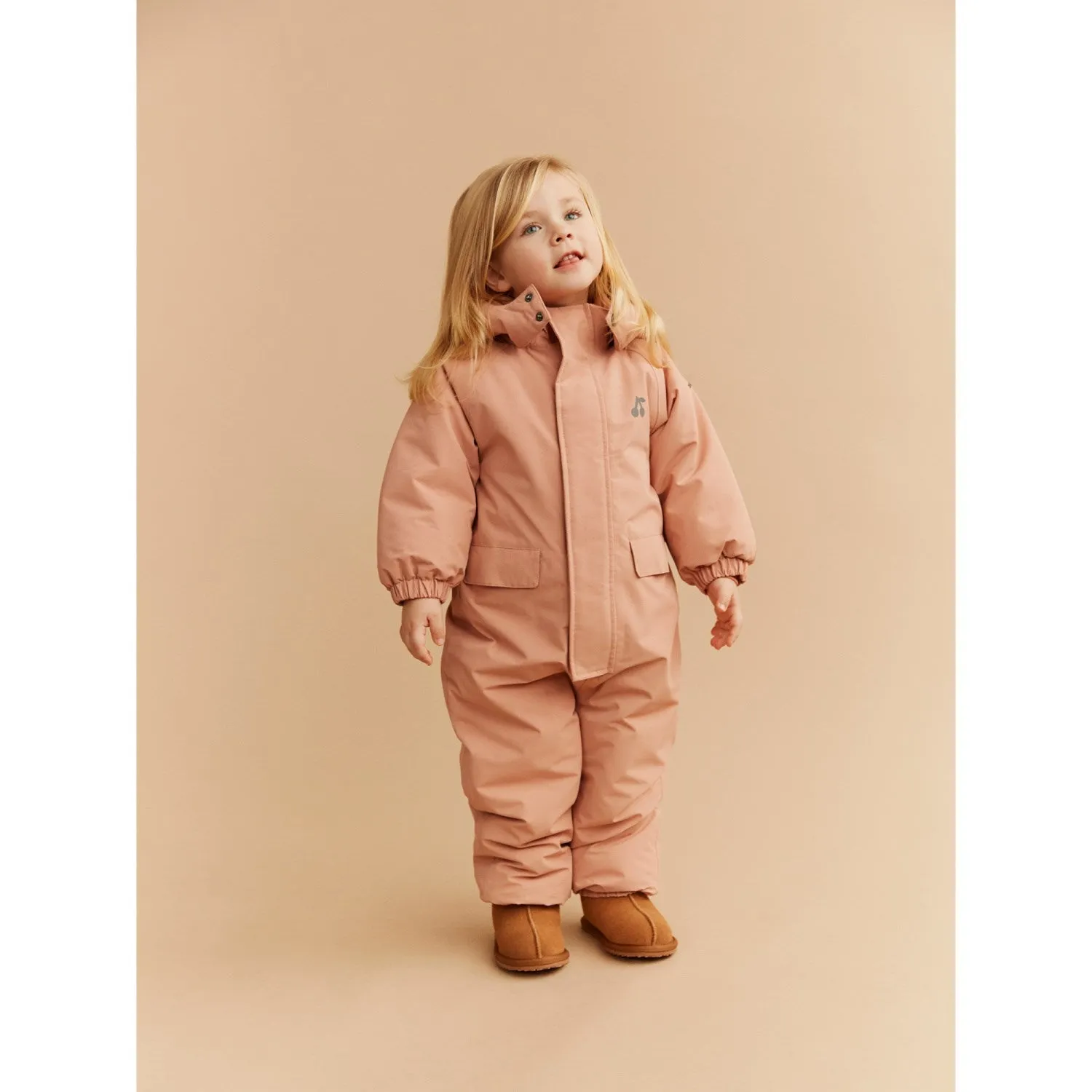 Sofie Schnoor Rosy Brown Snowsuit Asymmetric-Hem