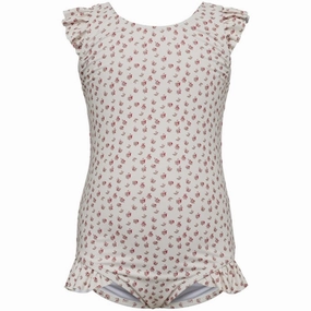 Sofie Schnoor Antique White Swimsuit Swim Apparel Moisture Wicking Inner Layer