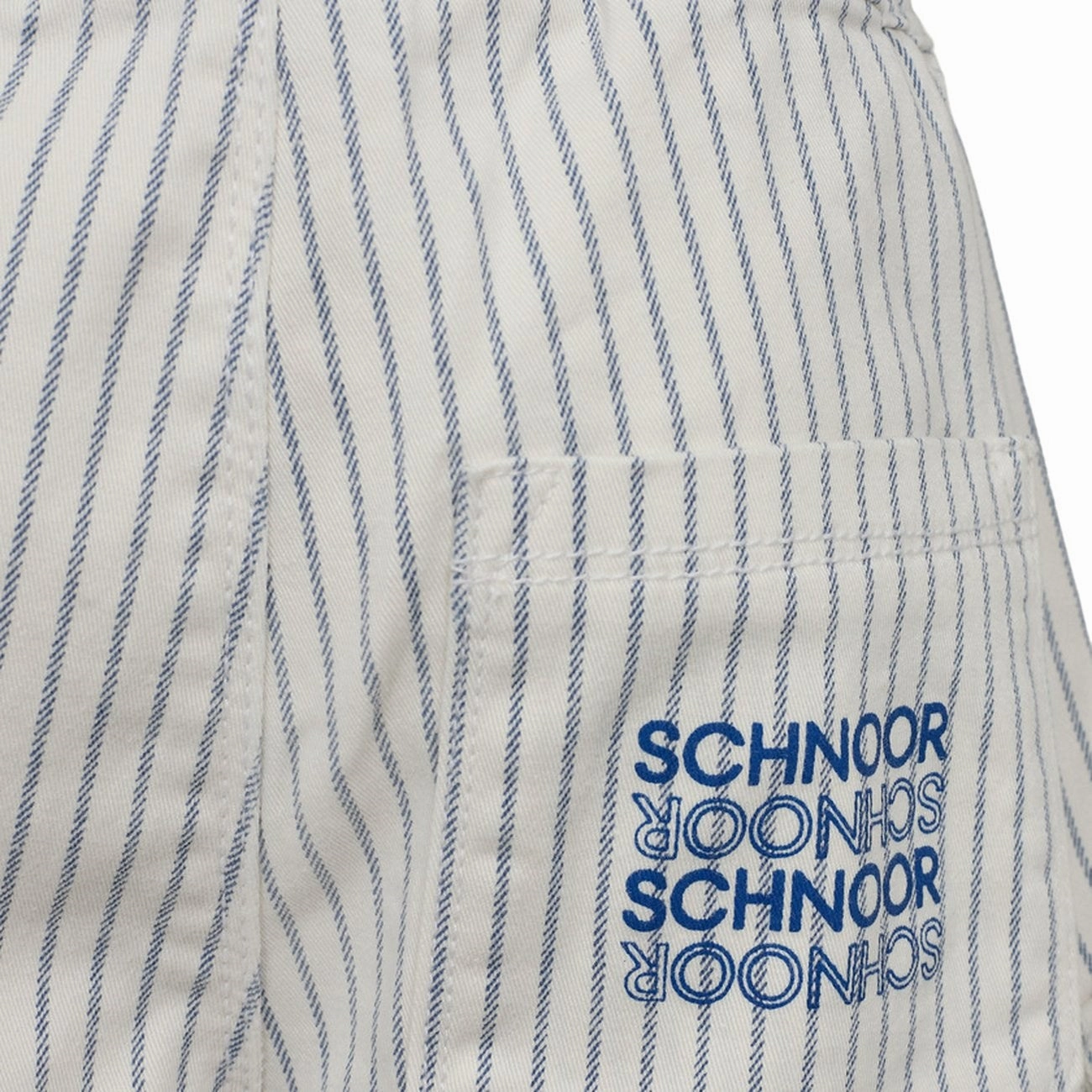 Sofie Schnoor Blue Striped Shorts UV protection layer