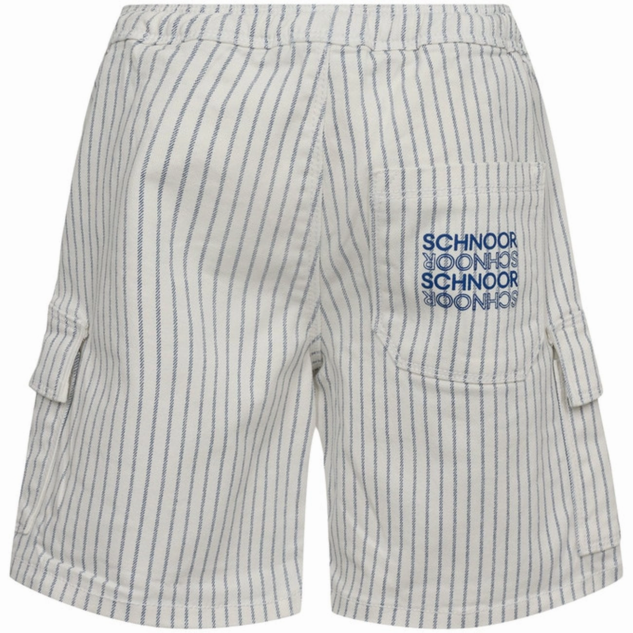Sofie Schnoor Blue Striped Shorts mix and match Playful Look