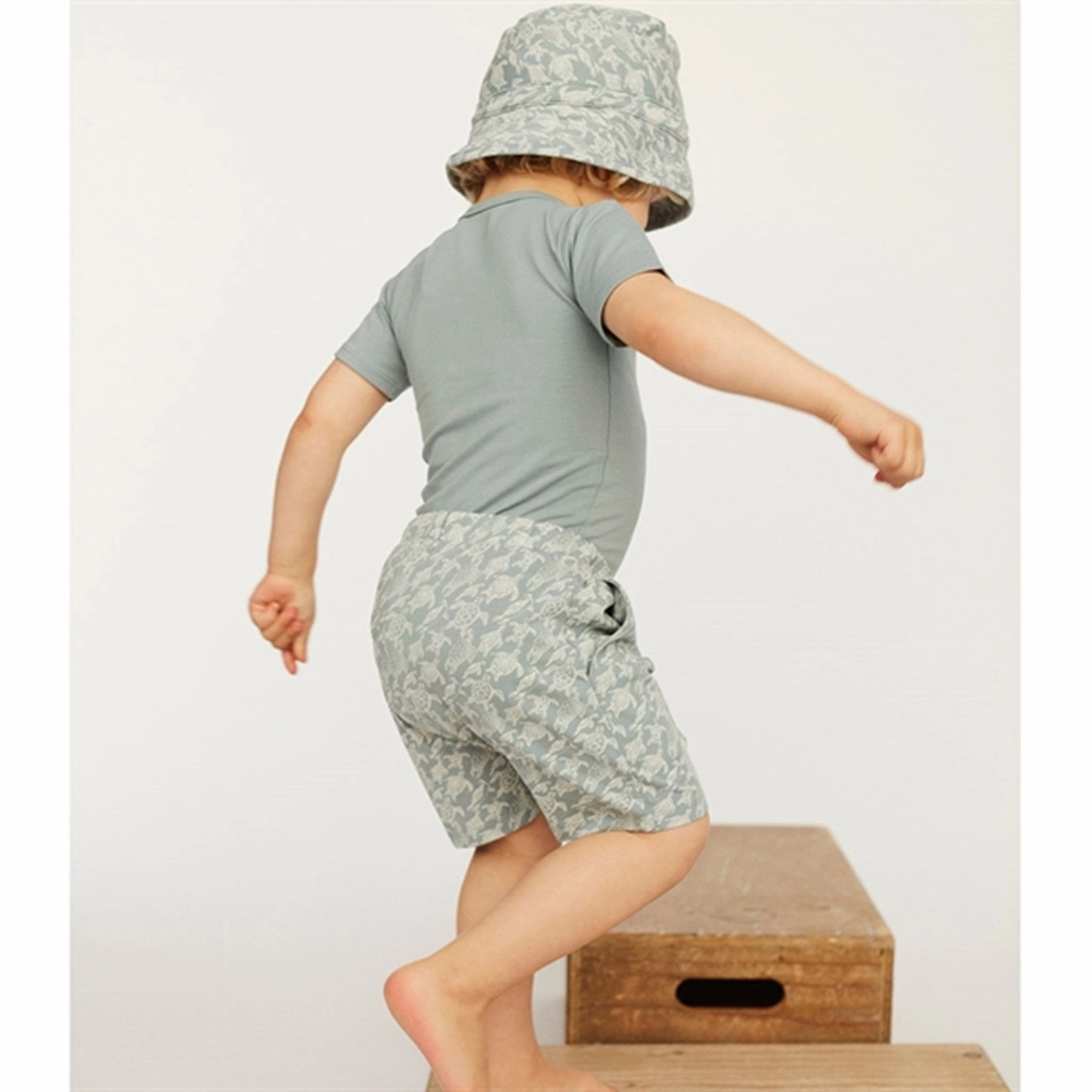 Sofie Schnoor Dusty Blue Monty Shorts Neat Look Chic Comfort