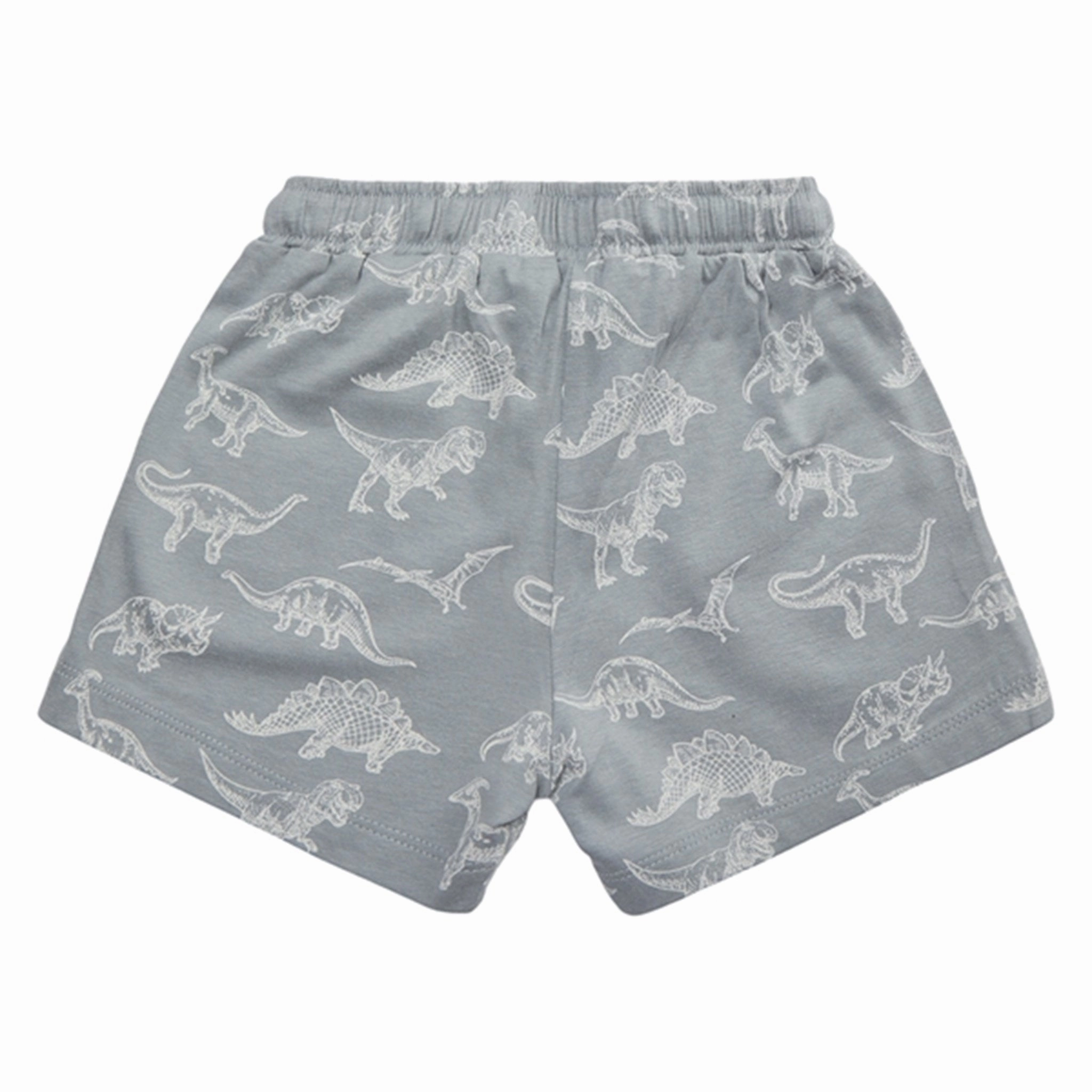 Wrinkle Resistant Treatment Animal Print Sofie Schnoor Dusty Blue Shorts