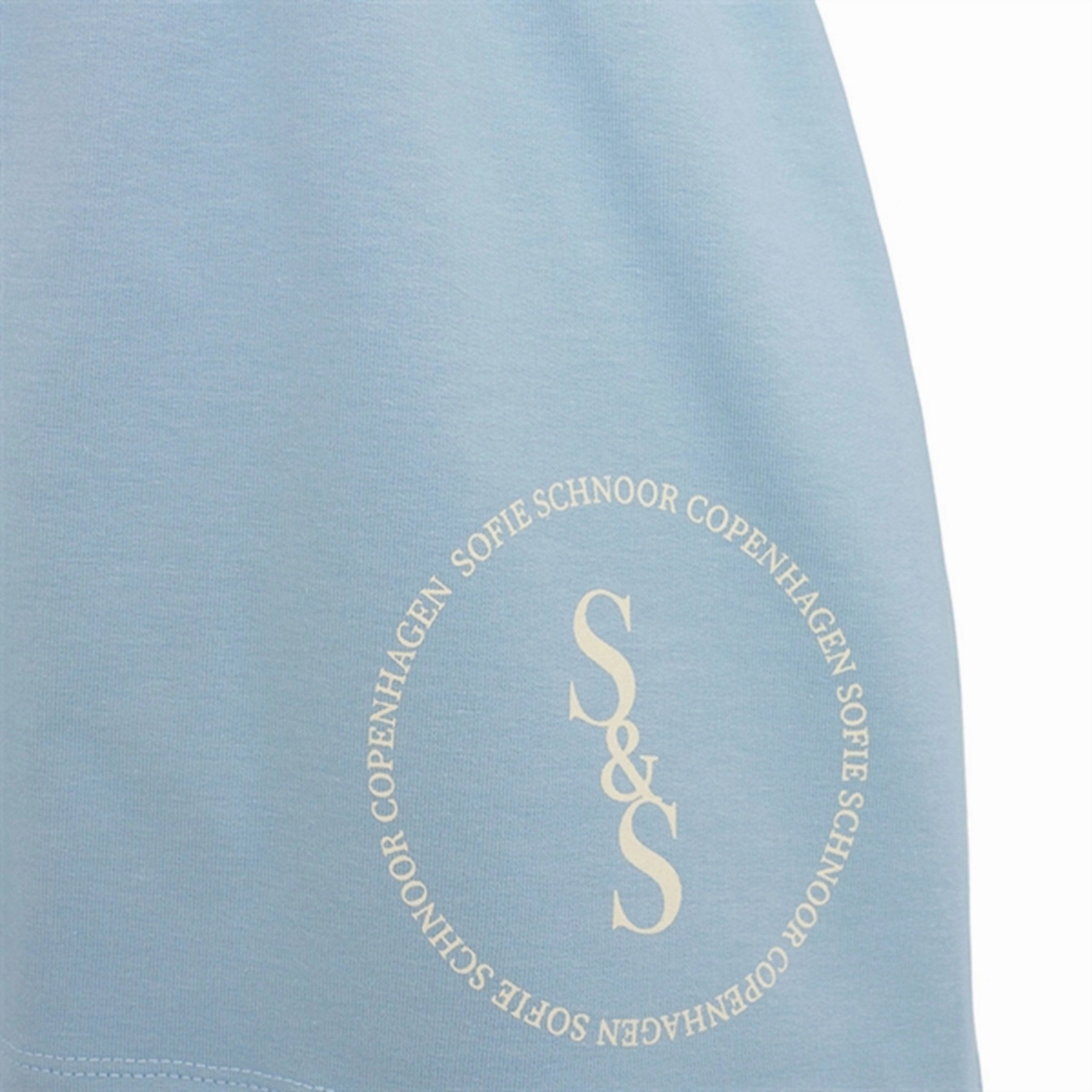 Sofie Schnoor Light Blue Shorts Fast Absorption Textile