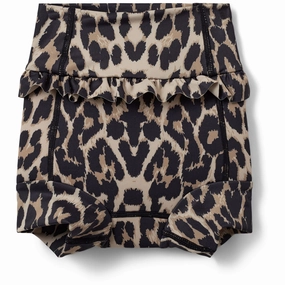 Sofie Schnoor Light Brown Leopard Swim Pants Travel Ready