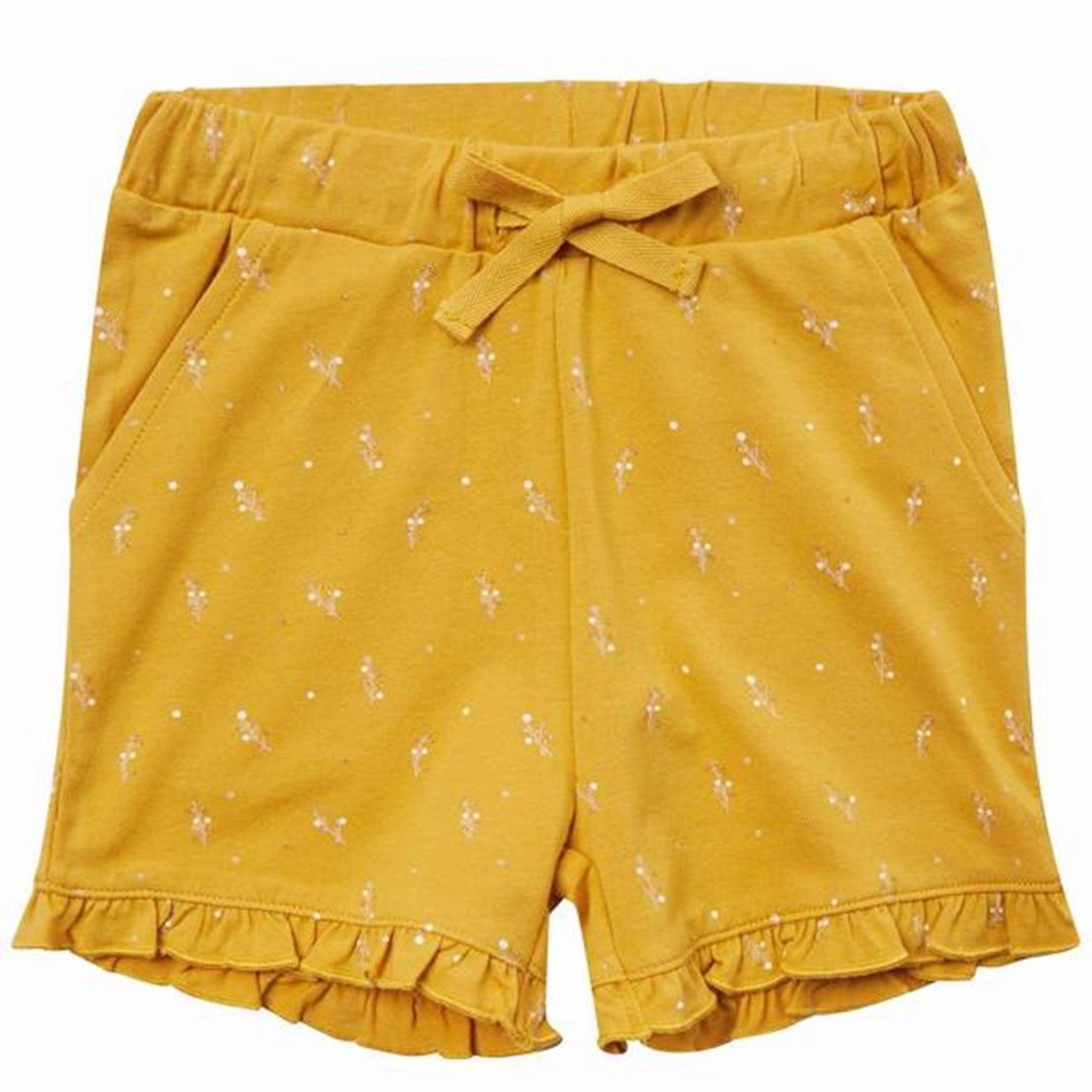 Anniversary Gift Leather shorts Sofie Schnoor Mustard Daphne Shorts