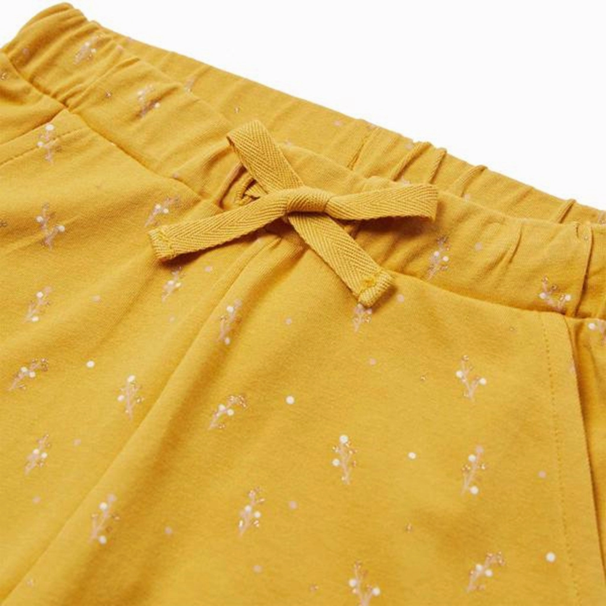 Sofie Schnoor Mustard Daphne Shorts On Trend Effortless Look