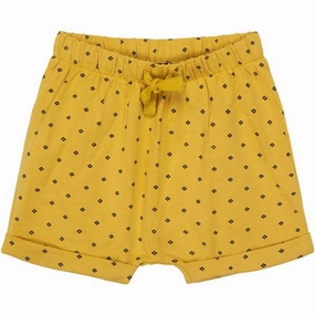Sofie Schnoor Mustard Shorts Water Repellent Coating Rough texture