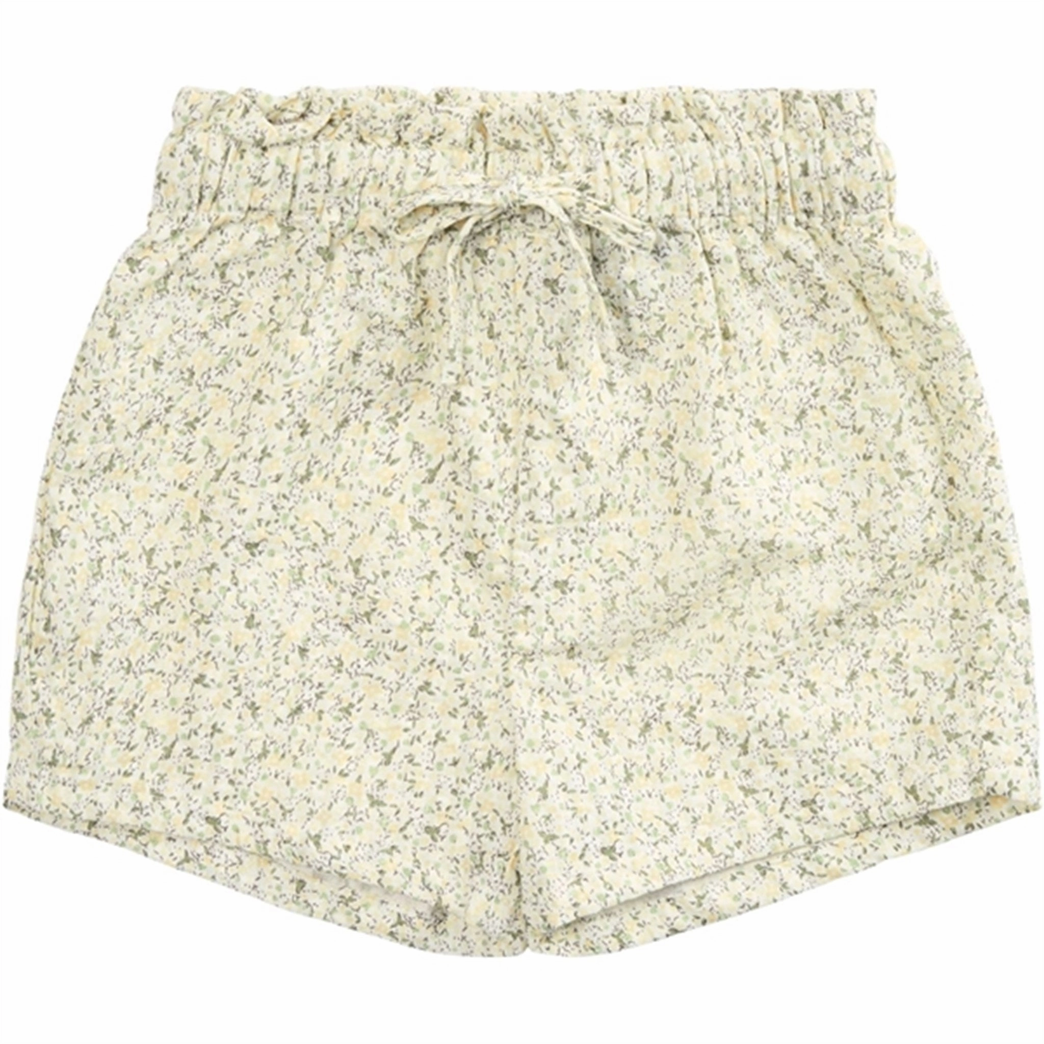 Sofie Schnoor Yellow Flower Shorts Glide On Waist System Travel Ready