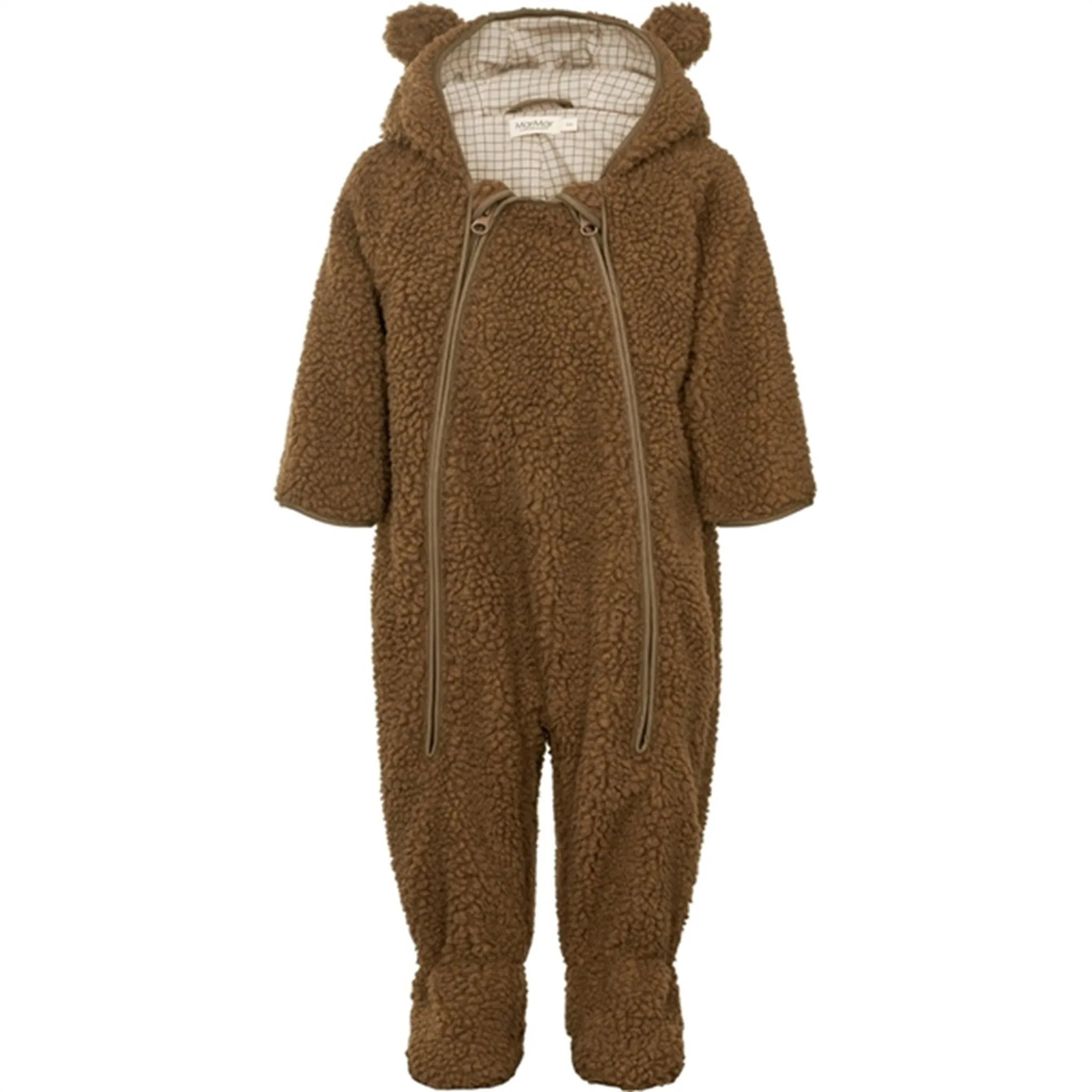 Subtle Warmth MarMar Robert B Teddybear Fleece Suit Bark