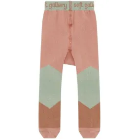 Stretch Fabric Soft Gallery Dewkist AOP Candystripe Baby Tights