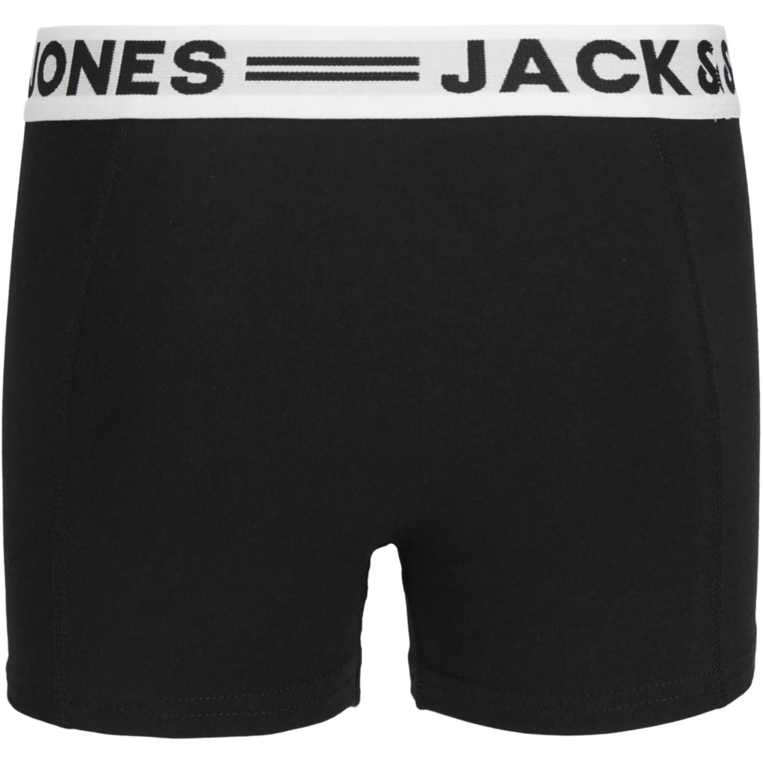 Jack & Jones Junior Black Sense Trunks 3-Pack Noos High Comfort