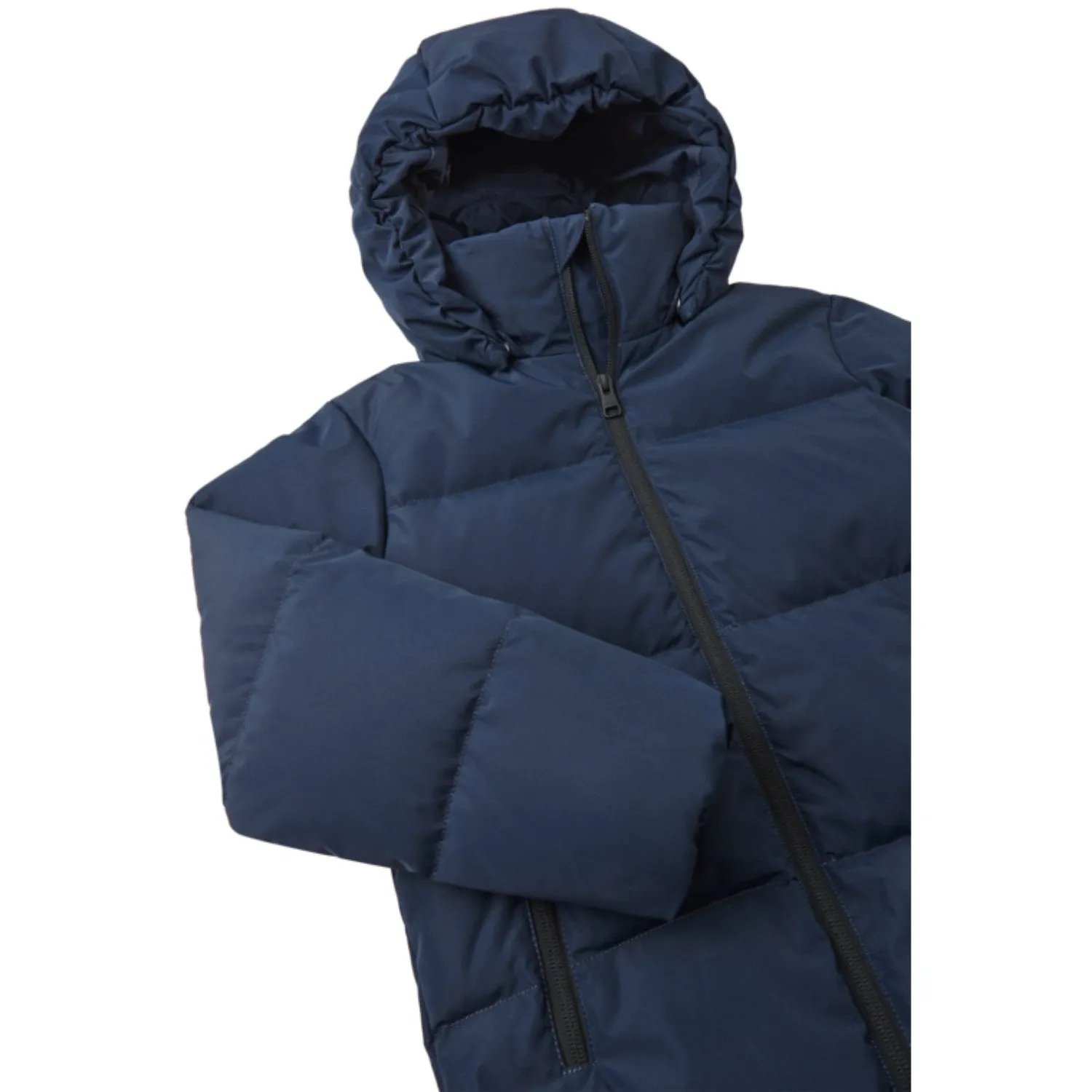 Structured-Shape Breathable-Lining Reima Navy Down Jacket Paimio