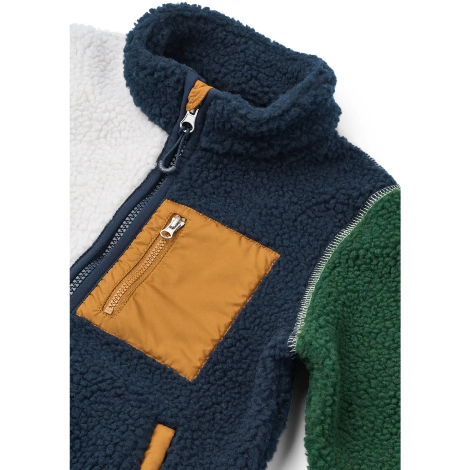 LIEWOOD Peppermint Multi Mix Nolan Pile Jacket Midweek Chill Slope Ready