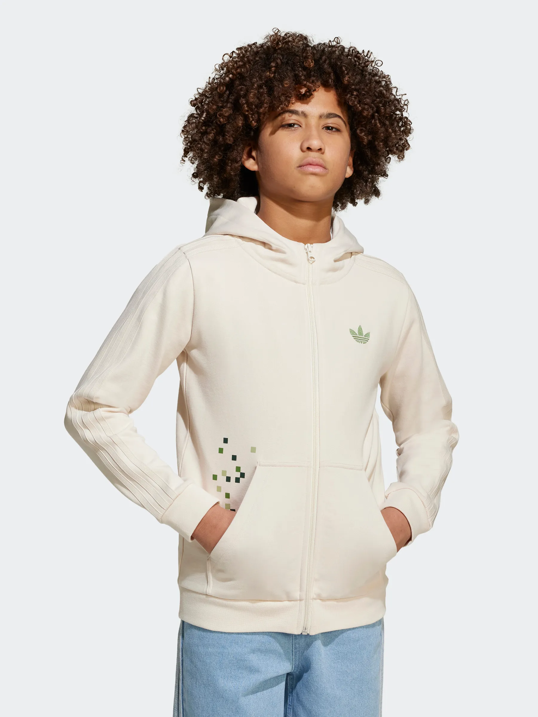 Party outfit Leather adidas Originals X Minecraft Graphic Hoodie Kids
