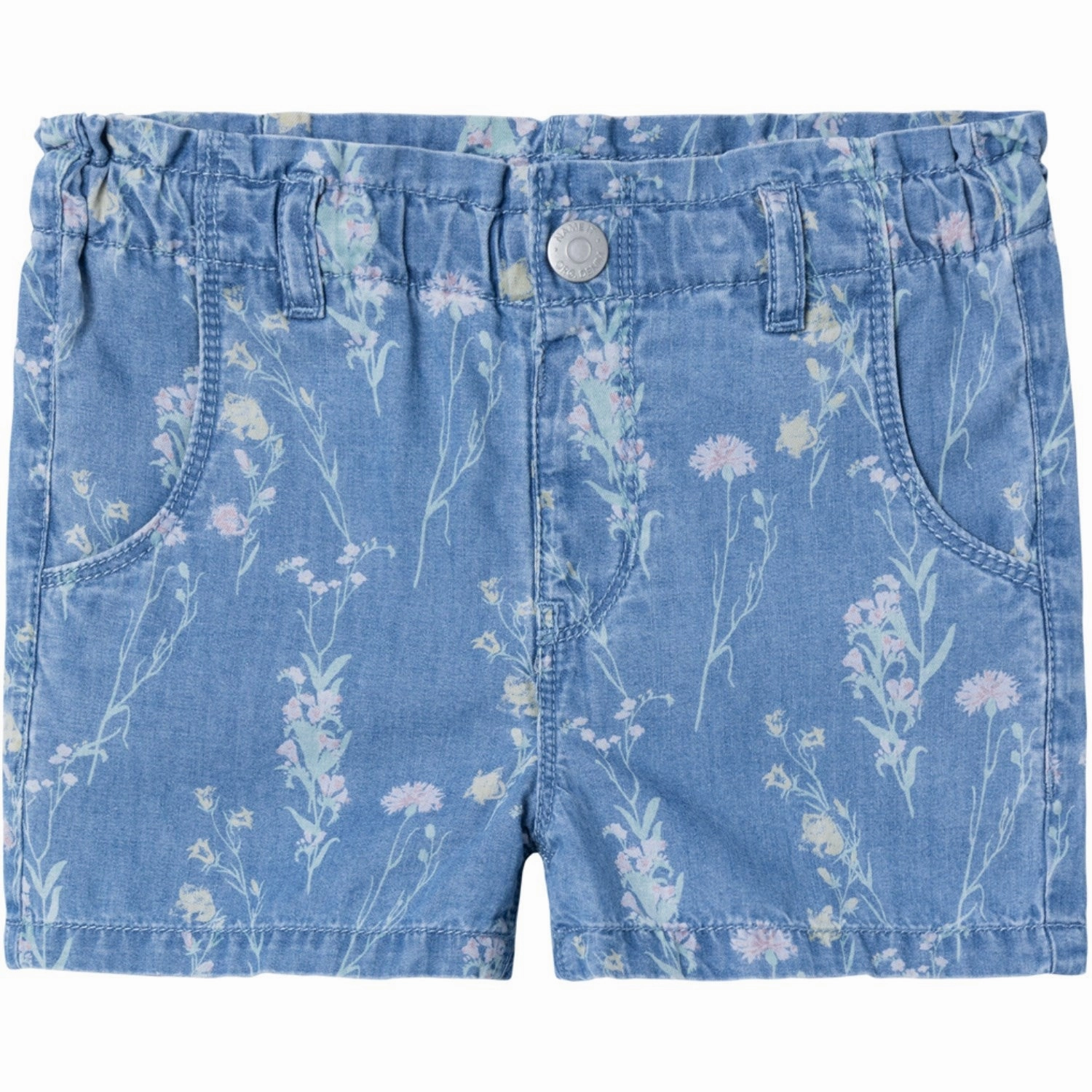 Smart Fit Minimalist Style Name It Medium Blue Denim Bella Baggy Denim Shorts