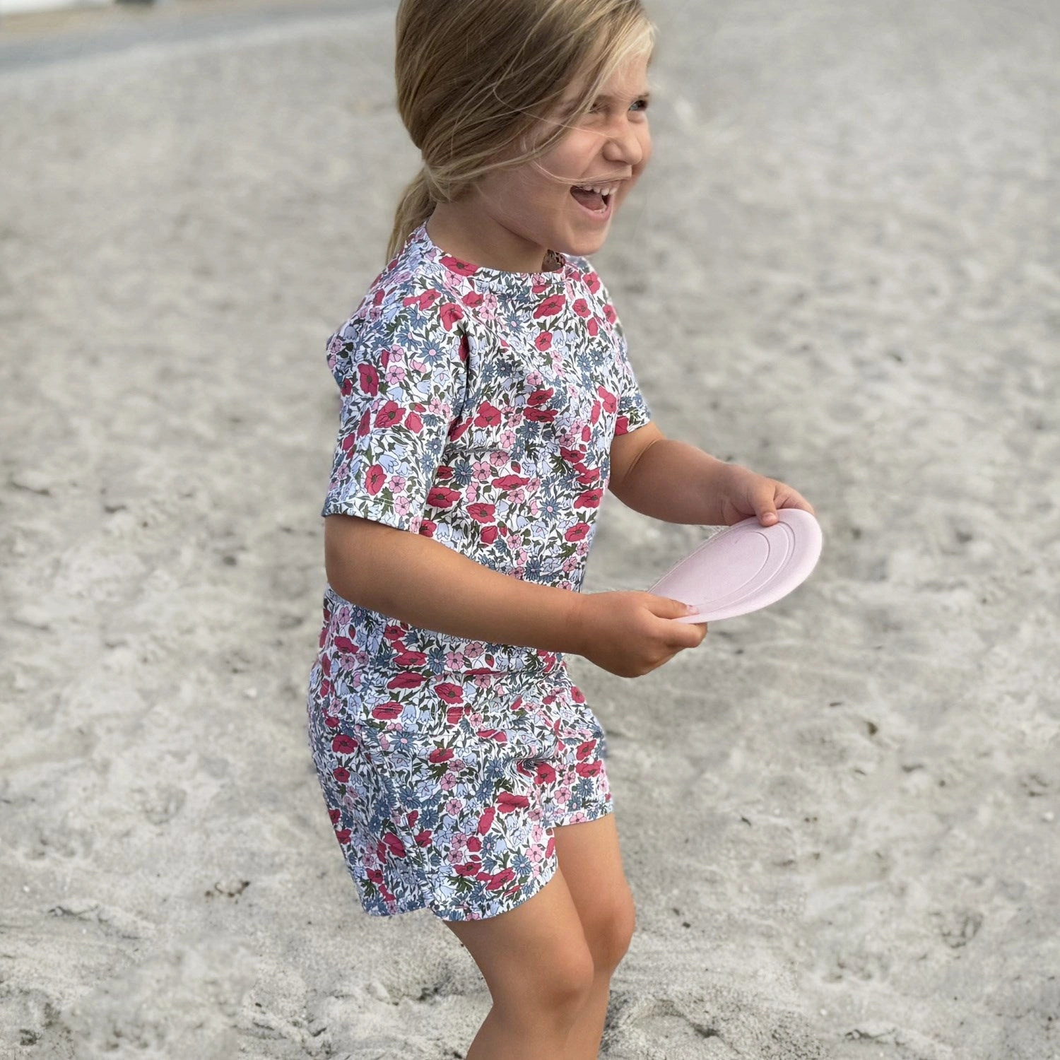 Supportive-Fit Petit Crabe Poppy & Daisy P Alexa Swim Shorts - Made of Liberty? Fabric