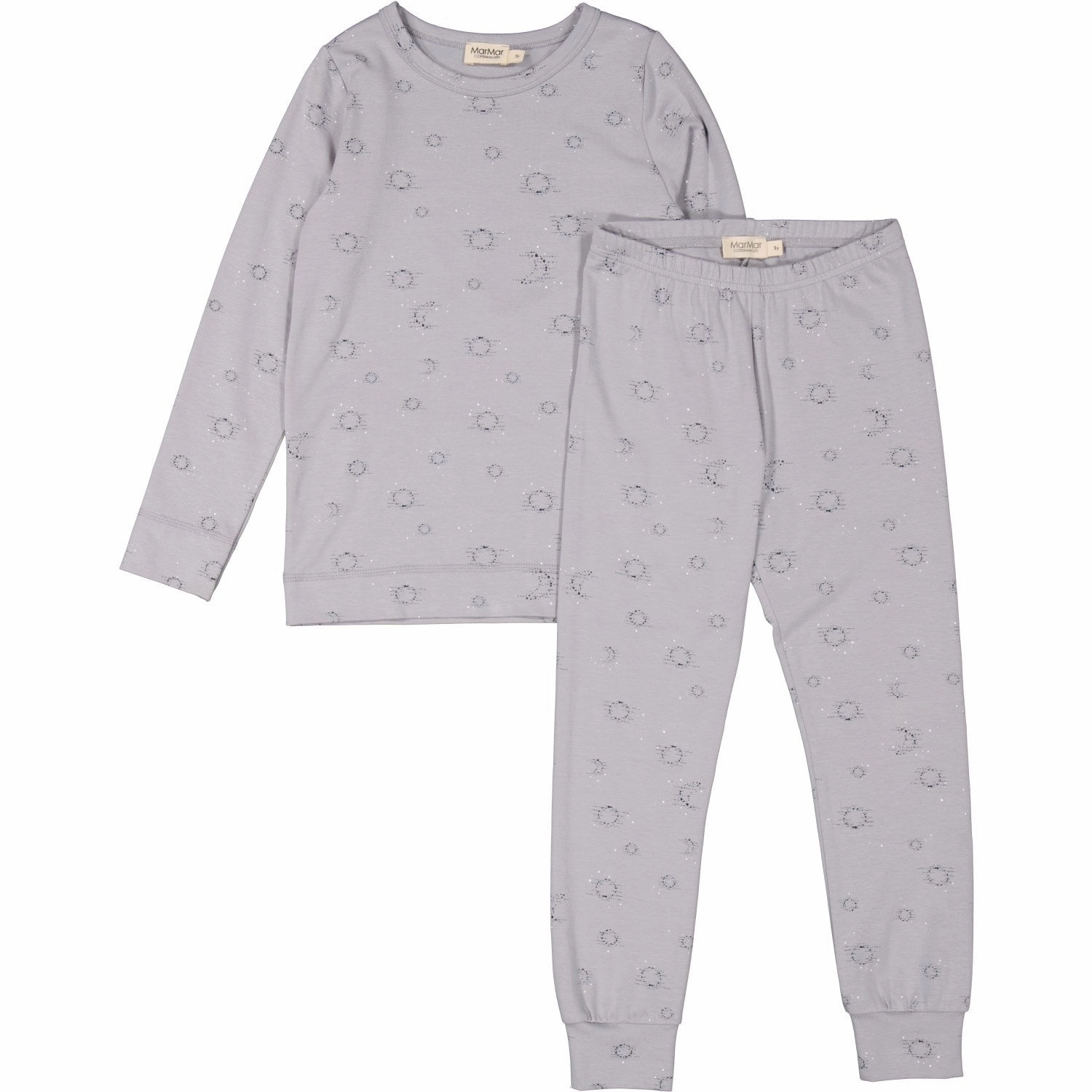 MarMar Modal Smooth Print Moon Sleepwear Night Set Gentle Feel