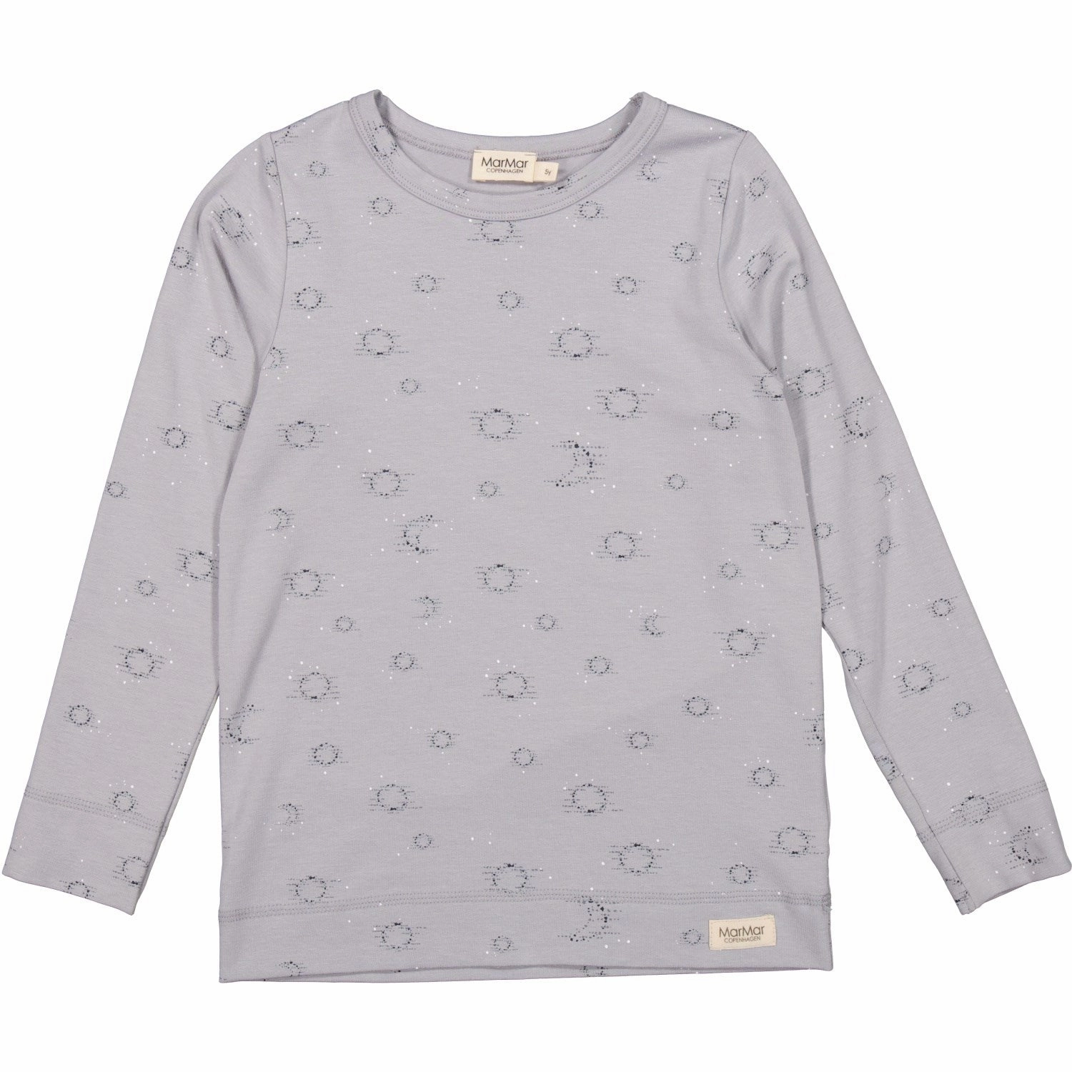 Soft Relax Oversized Silhouette MarMar Modal Smooth Print Moon Sleepwear Night Set