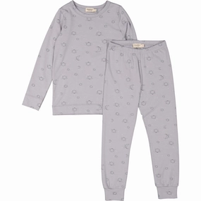 MarMar Modal Smooth Print Moon Sleepwear Night Set Gentle Feel