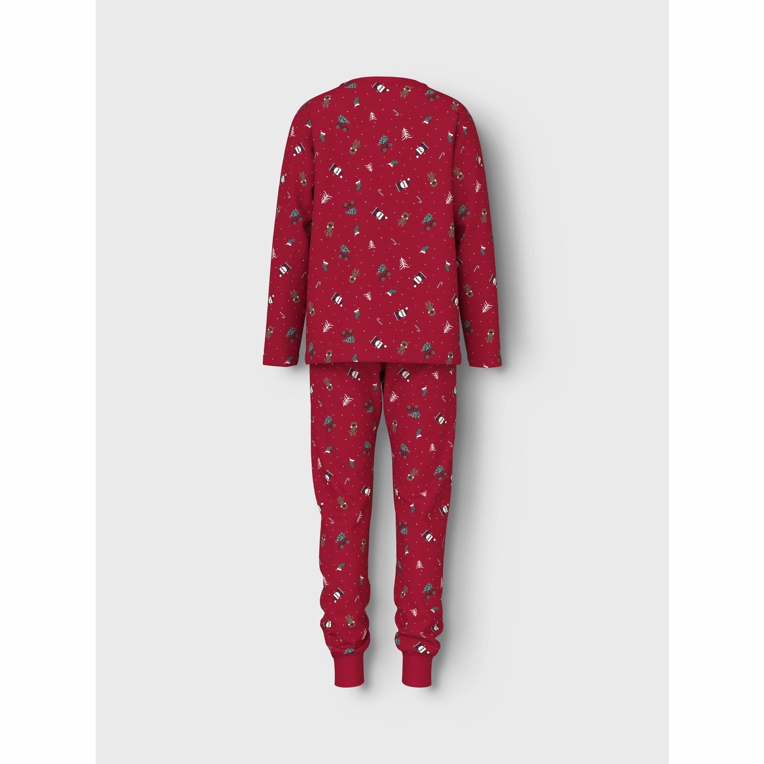 Name It Jester Red Christmas Elements Vismas Nightset Stretch Comfort