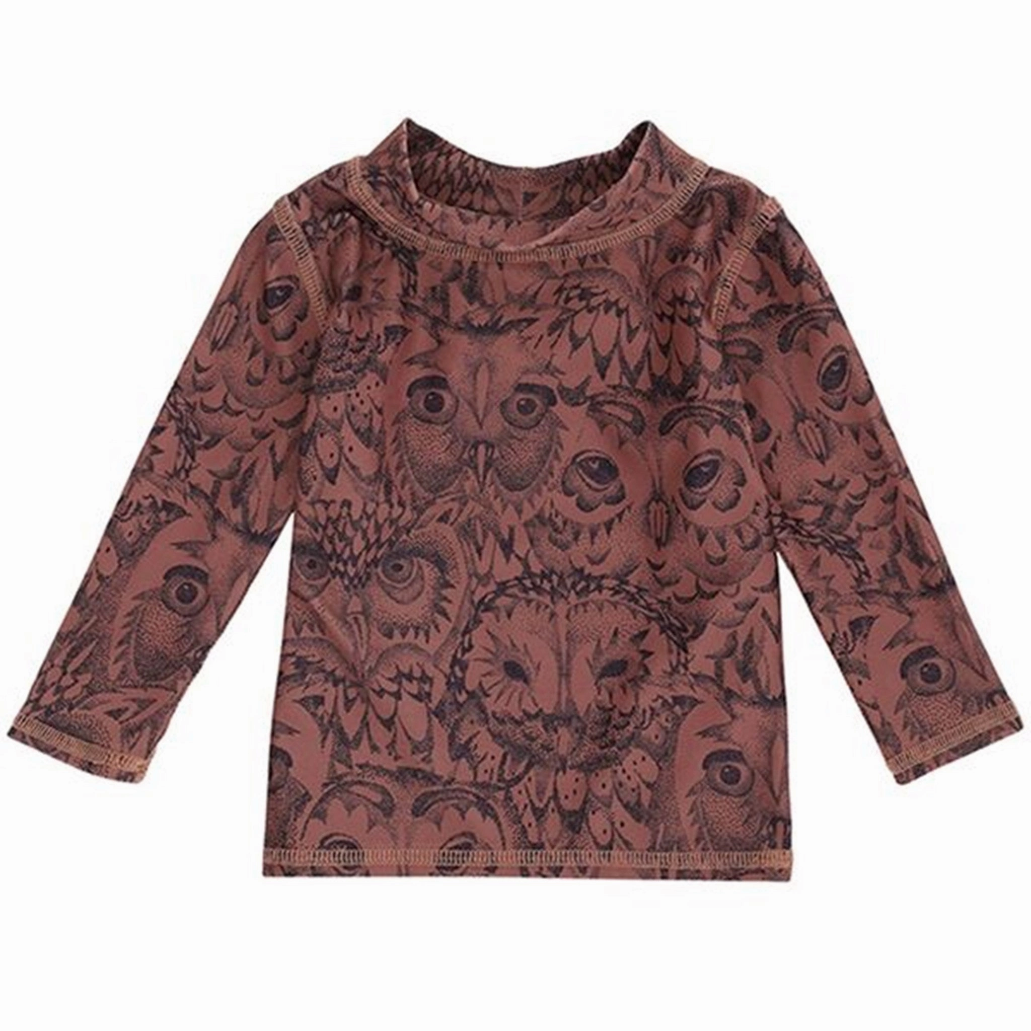 Soft Gallery Burlwood Owl Baby Astin Sun Shirt Odor Control Technology Unisex Design