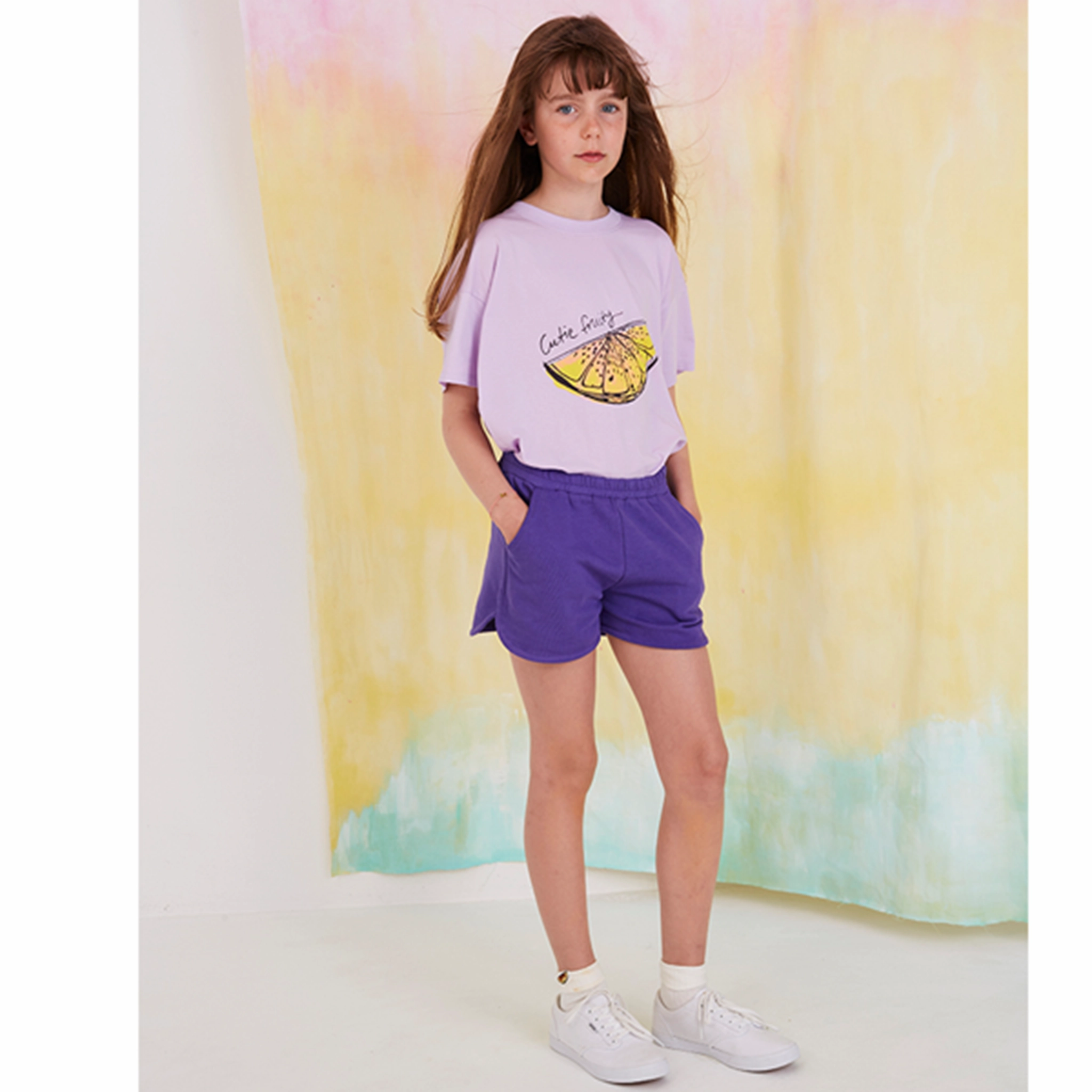 Soft Gallery Ultra Violet Paris Shorts beach goers