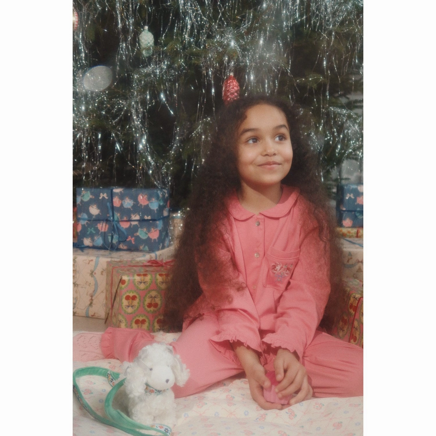 Everyday Piece Konges Sl?jd Strawberry Pink Pio Frill Set Gots