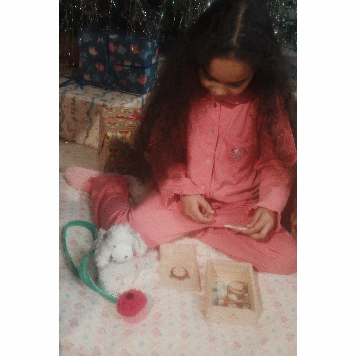 Stay Still elastic waistband Konges Sl?jd Strawberry Pink Pio Frill Set Gots