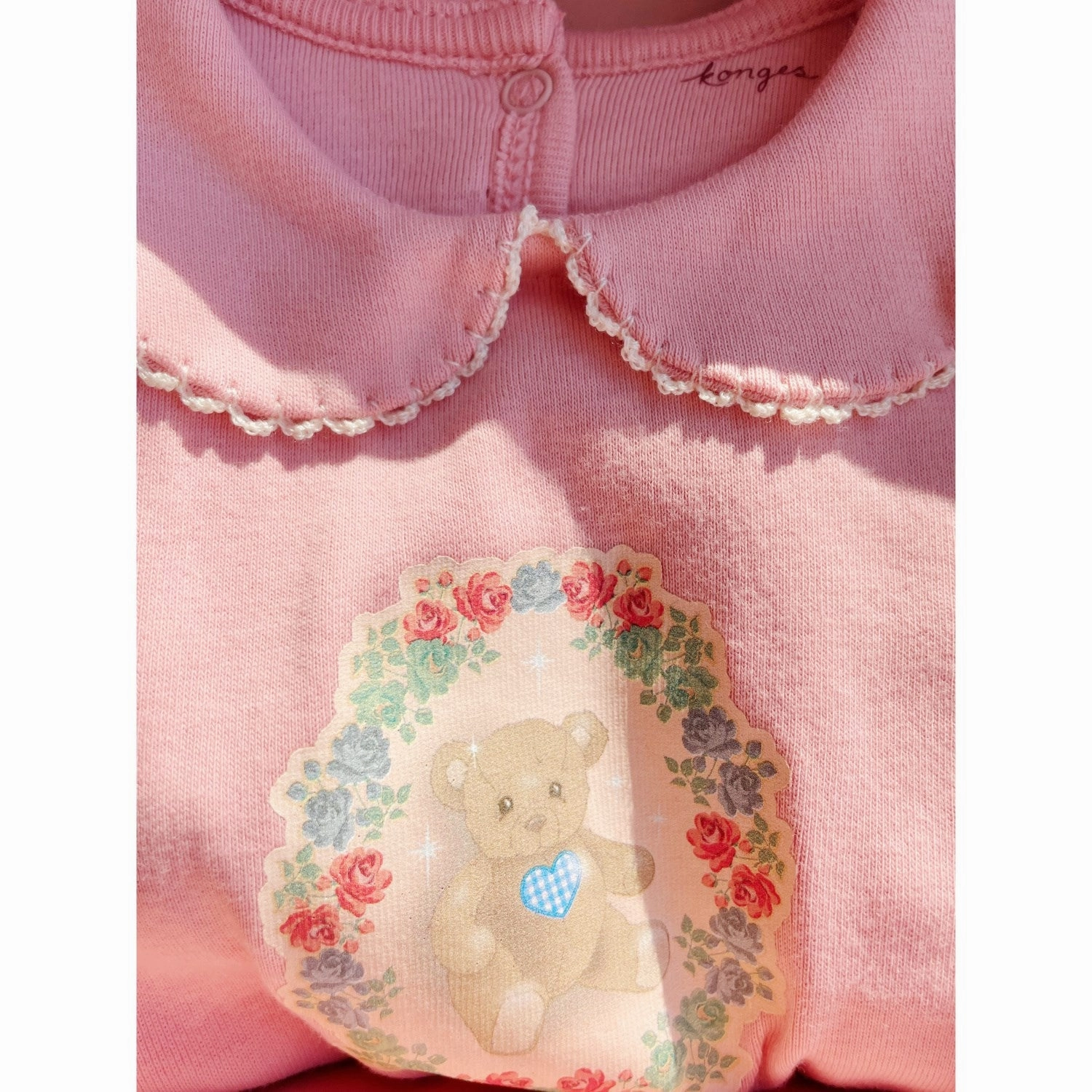 Konges Sl?jd Strawberry Pink Pio Frill Set Gots Warm Evenings