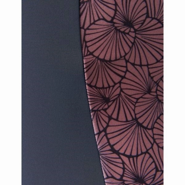 Cutout Design Earthy Tones Hummel Aline Swim Top Multi Colour Girls