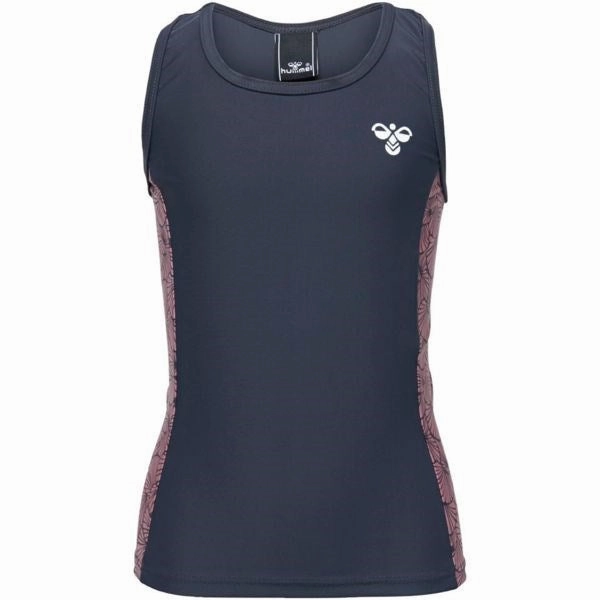 Hummel Aline Swim Top Multi Colour Girls Tone-On-Tone Moisture Wicking Technology