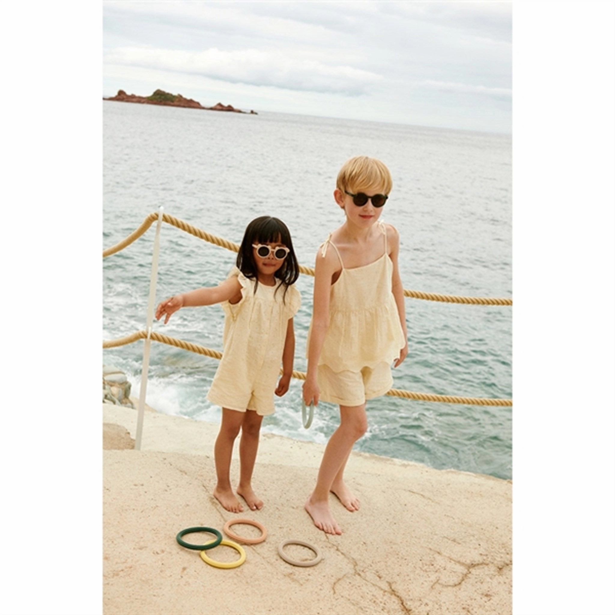 Liewood Cloud Cream Alfhild Anglaise Shorts Sports use Beach Vibes