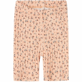 Fresh Look sequined details Name It Peach Parfait Jaida Biker Shorts