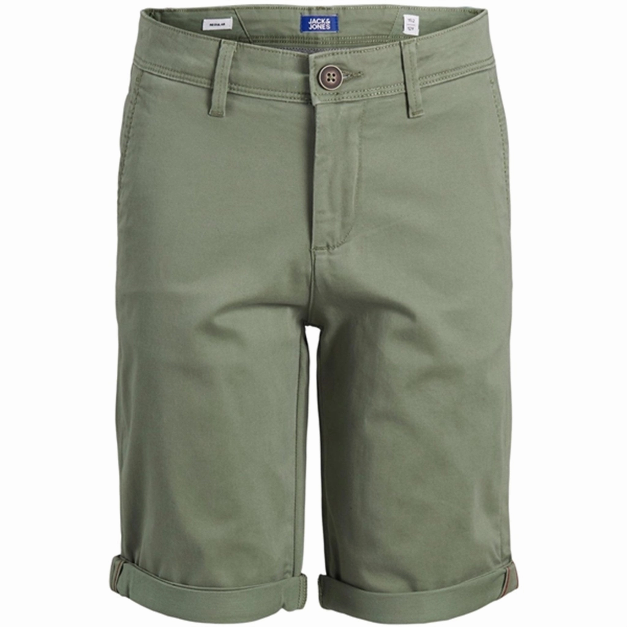 semi - formal event Jack & Jones Junior Deep Lichen Green Bowie Solid Shorts