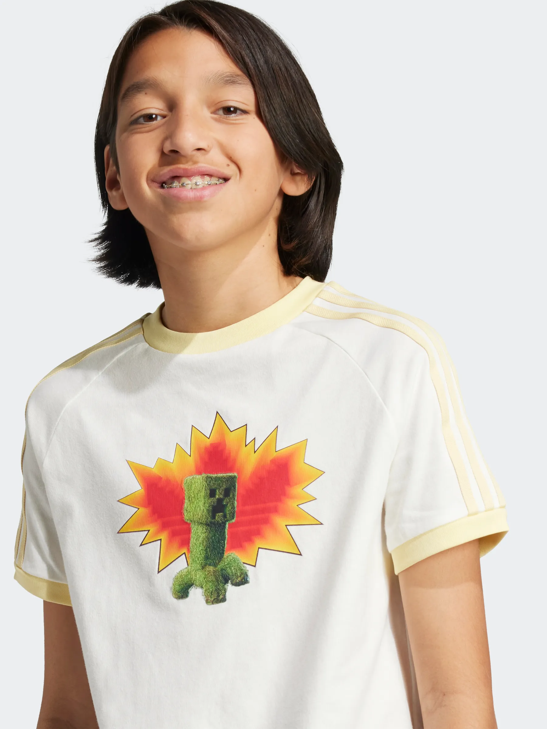 EVA Molded Sockliner Hybrid Weave Technology adidas Originals X Minecraft Graphic Tee Kids