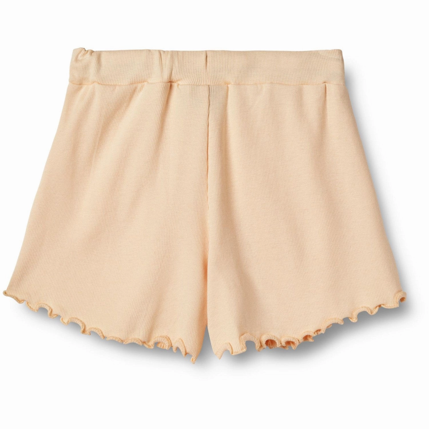 Temperature Regulating Blend Wheat Pale Peach Rib Shorts Gertrud
