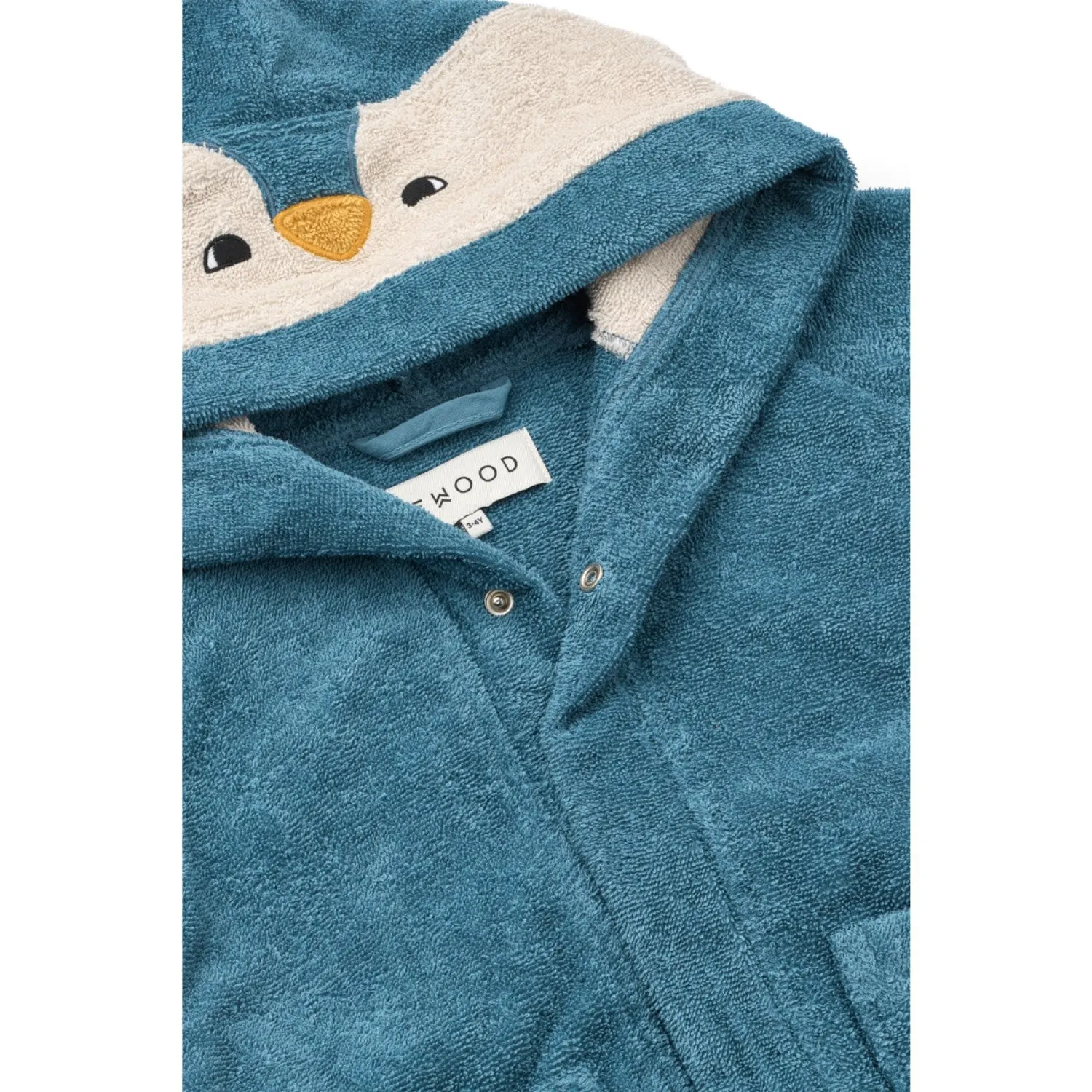 Cozy Fleece Backing Unisex Fit LIEWOOD Oceanview Mix Lily Penguin Bathrobe