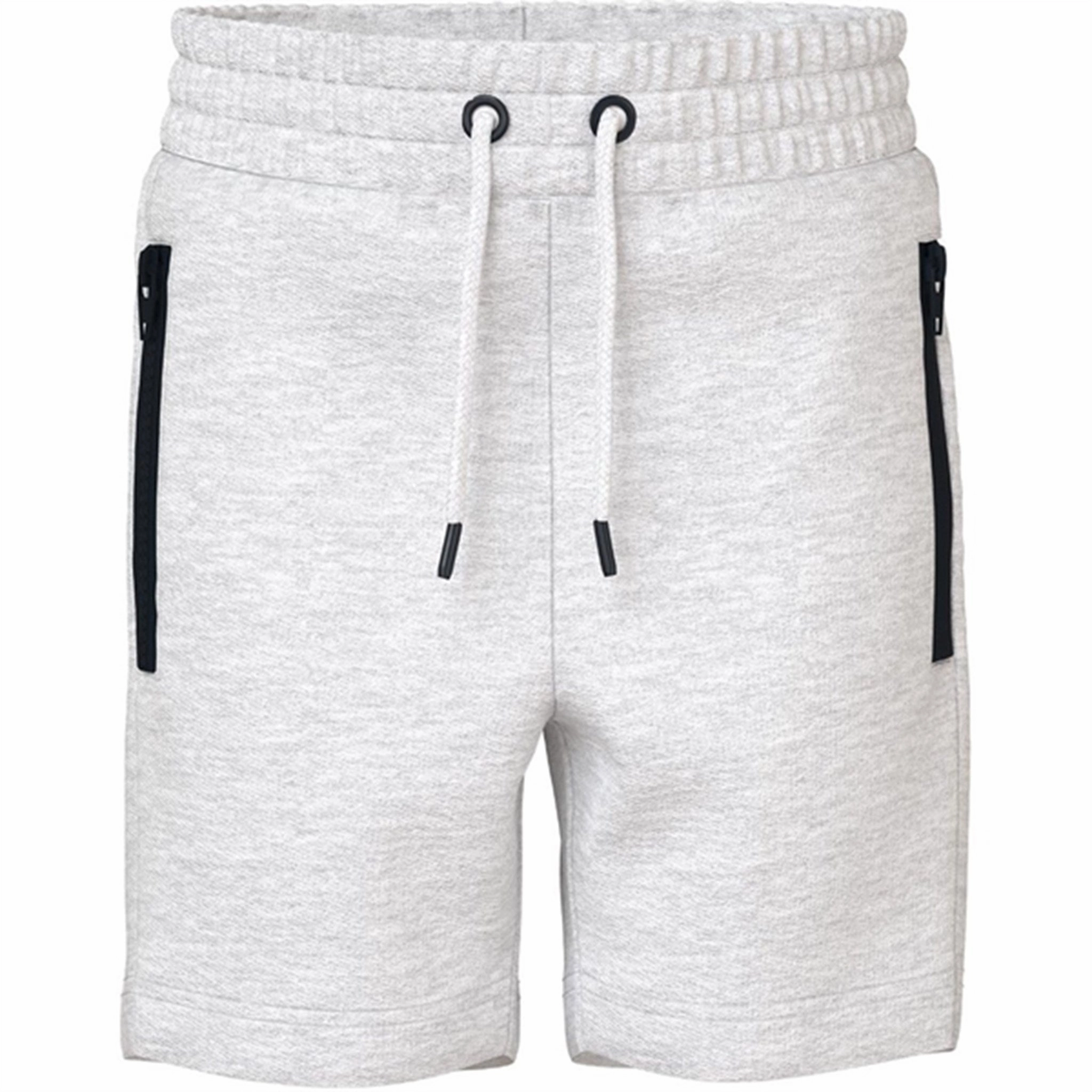Name it Light Grey Melange Voban Sweat Shorts Colorfast Treatment