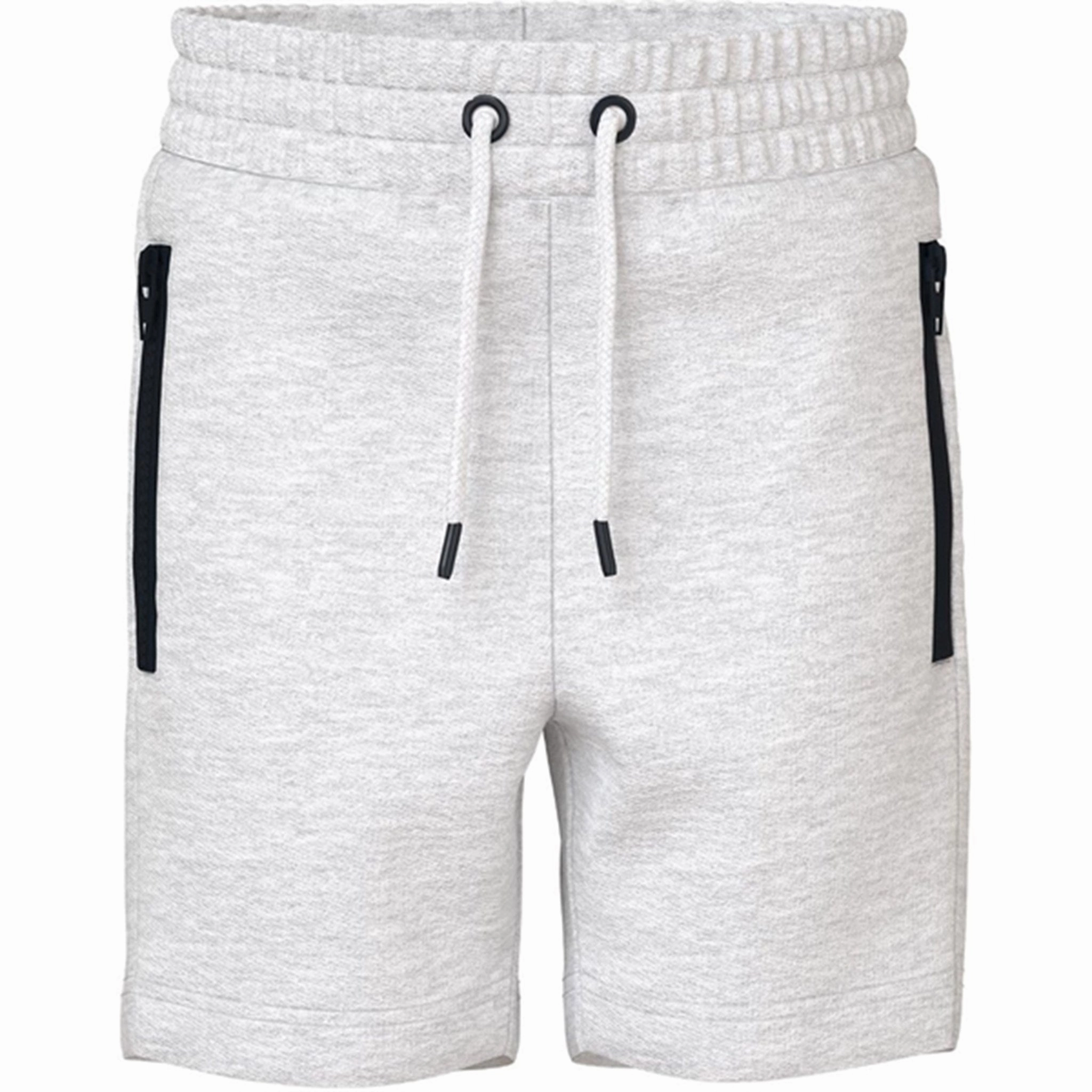 custom-made hikers Name it Light Grey Melange Voban Sweat Shorts