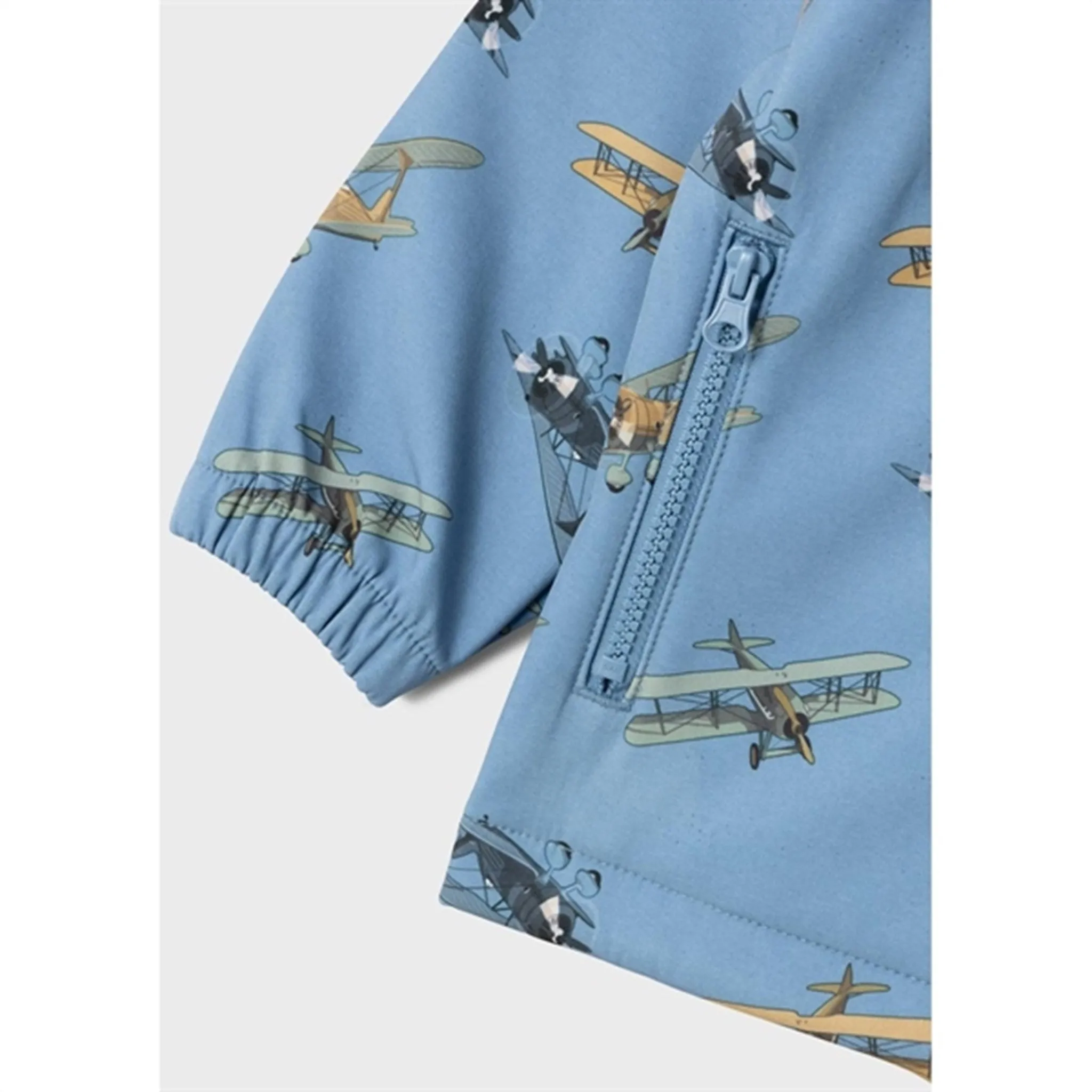 Anti Pilling Street Vibe Name it Coronet Blue Alfa08 Softshell Jacket Airplane