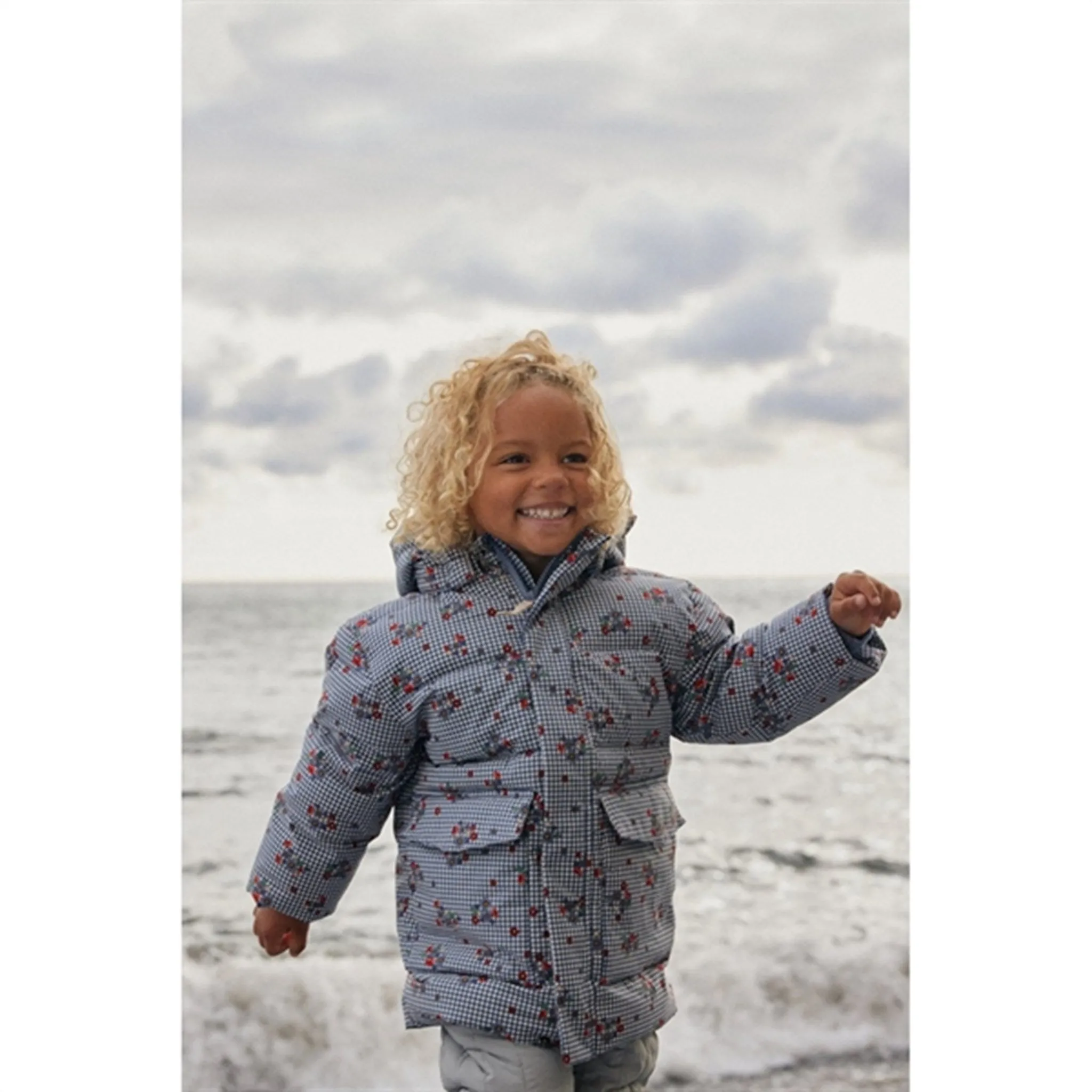 Garden-Party Trendy weekend shirt Konges Sl?jd Blossom Check Nutti Down Jacket