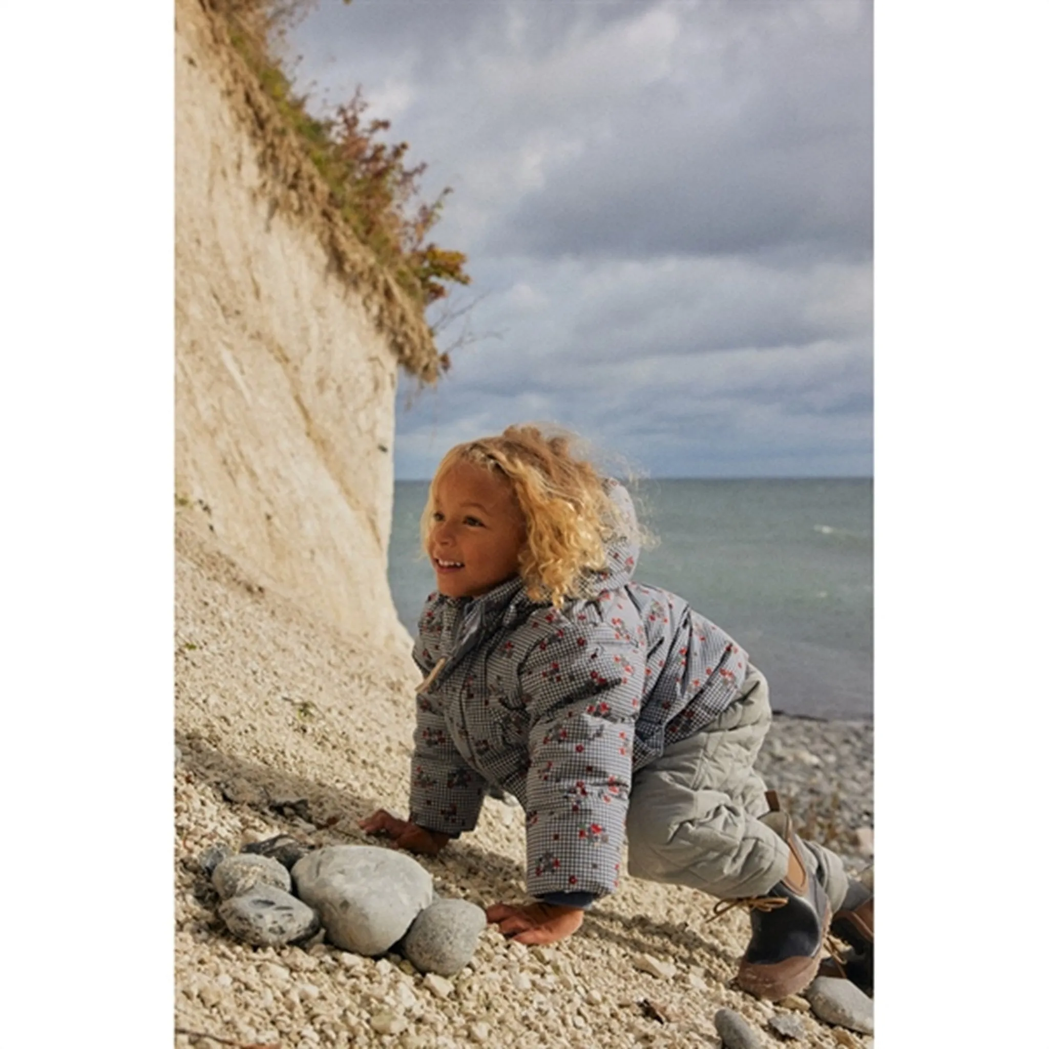 Konges Sl?jd Blossom Check Nutti Down Jacket Warm-weather casual wear Warm-Layer