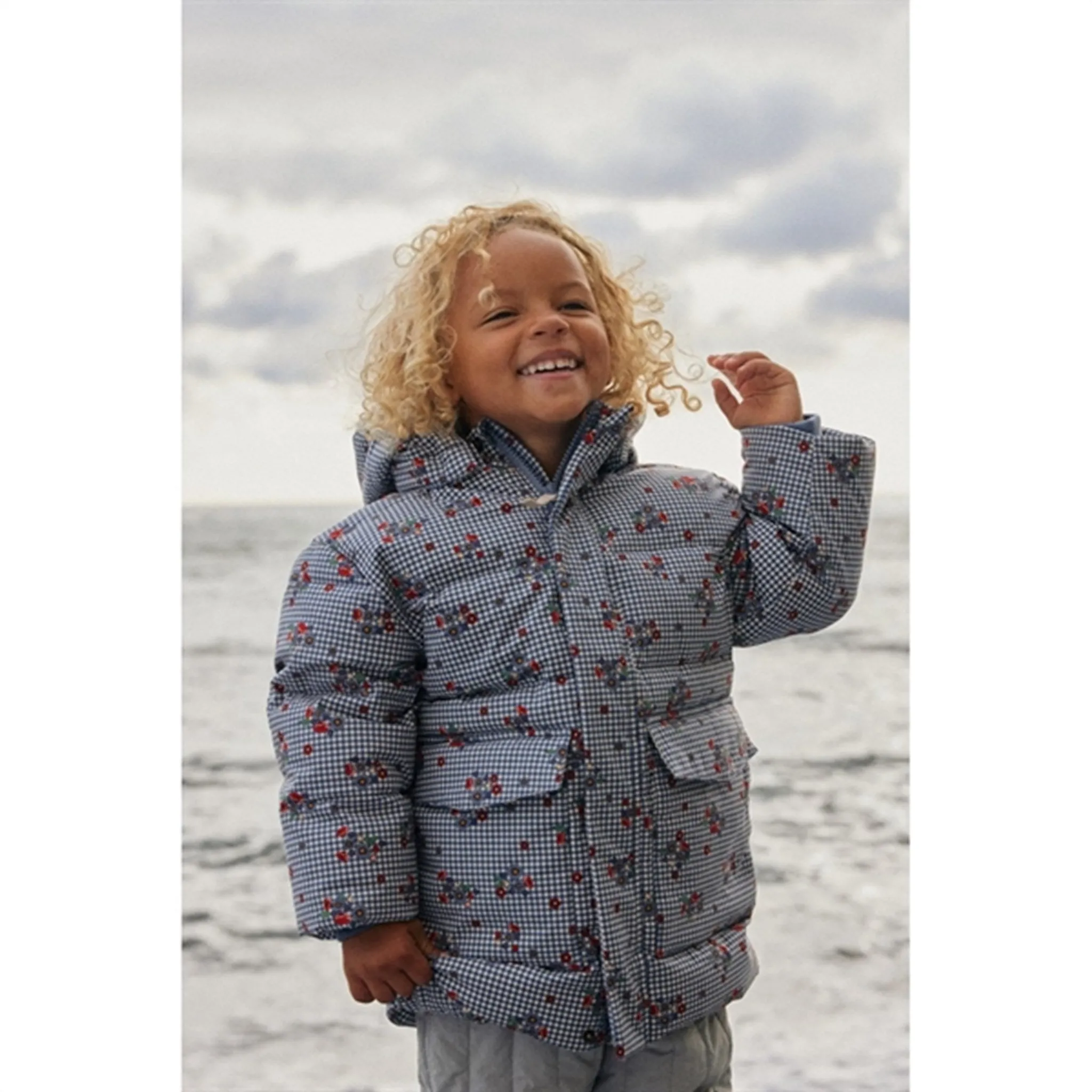 Konges Sl?jd Blossom Check Nutti Down Jacket Graduation-Event