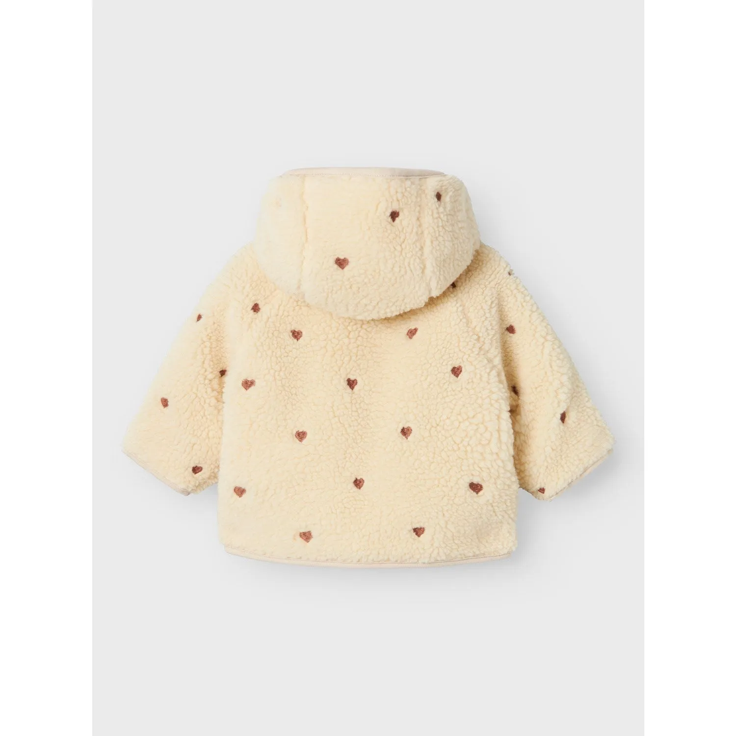 Lil'Atelier Sandshell Nalo Loose Sherpa Jacket Wind Protection
