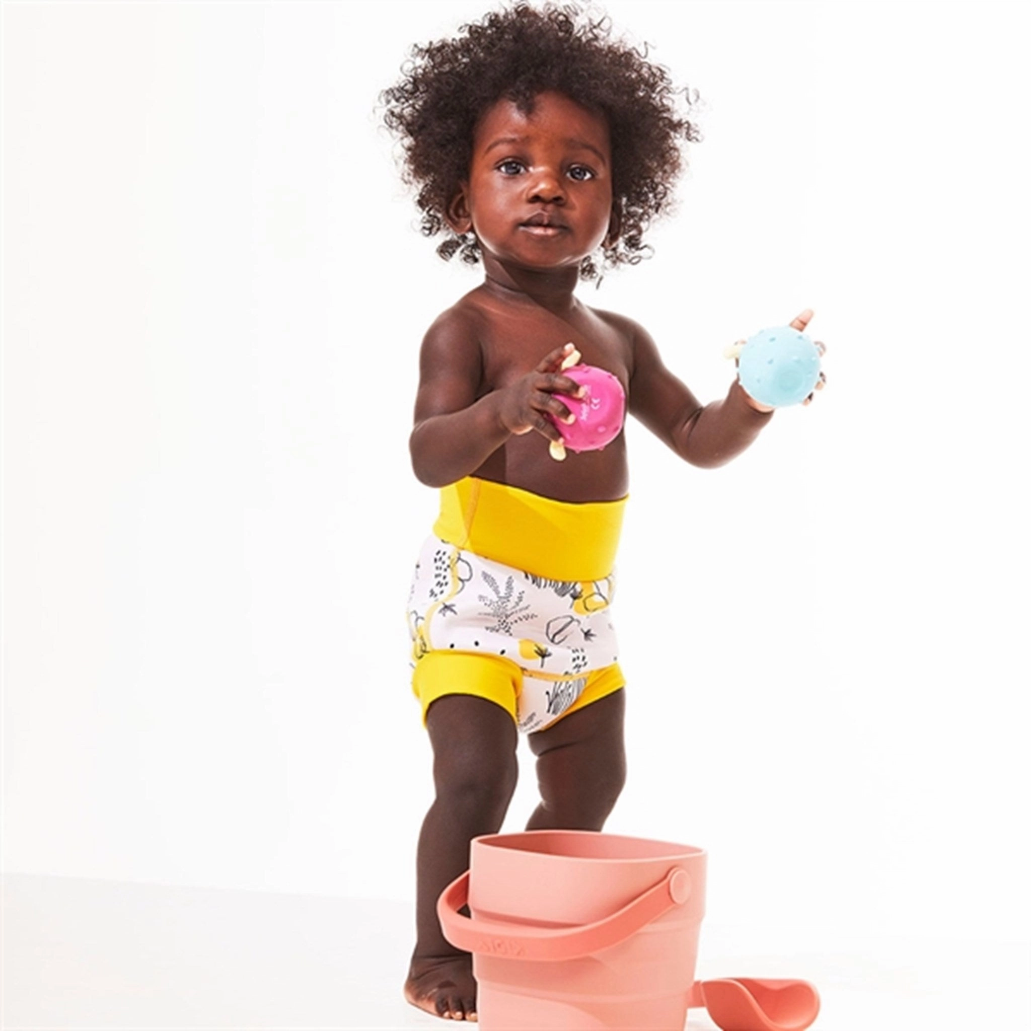 Four Way Stretch Technology Quick Dry Technology Splash About Happy Nappy Flower Meadow